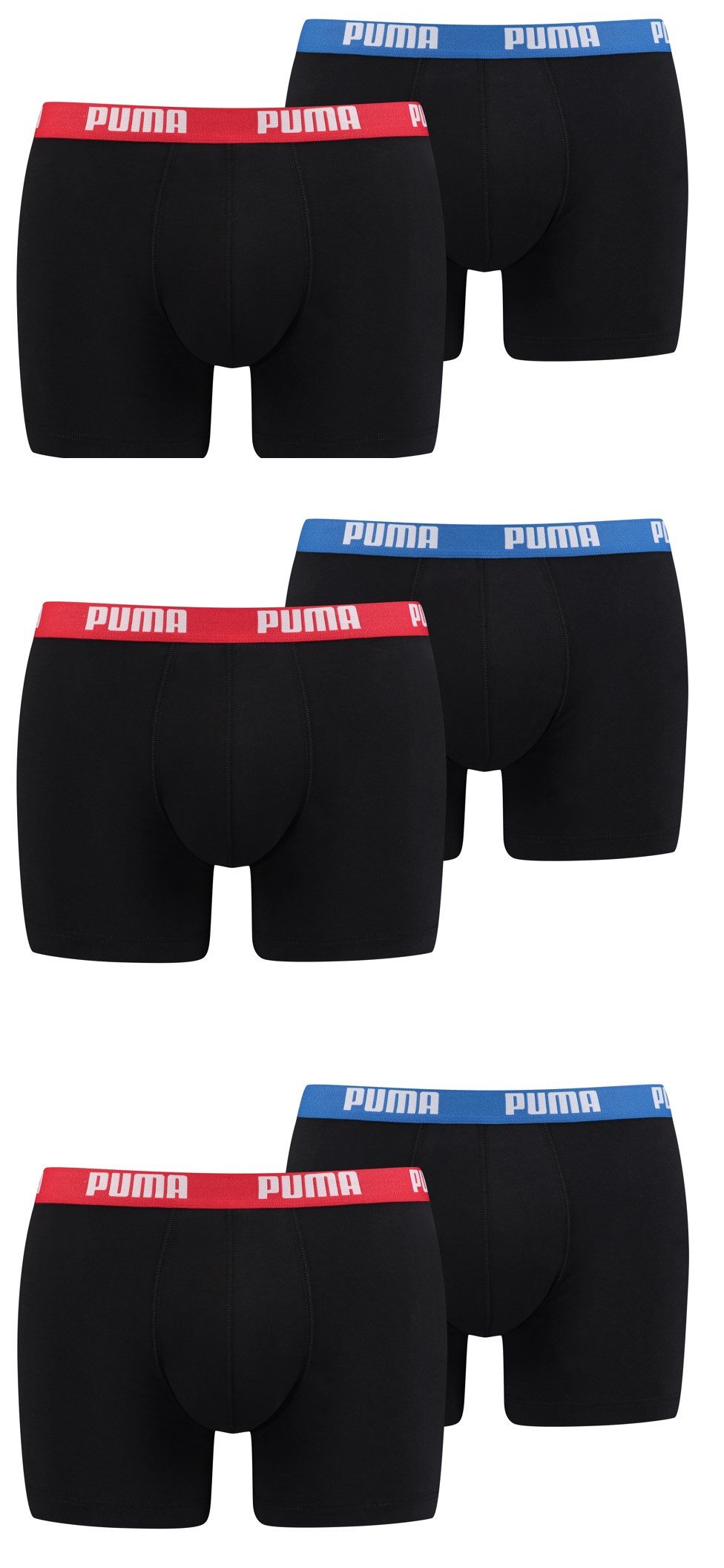 Boxershorts PUMA Herren Basic Boxershorts 6P