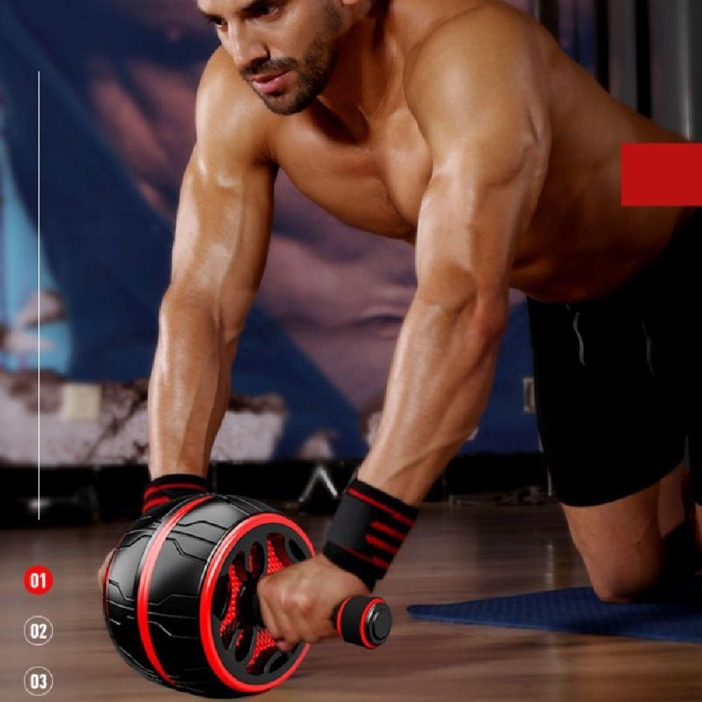 Luna24 simply great ideas... Bauchmuskelmaschine Bauchmuskeltrainer / Trainingsrad für Bauchmuskeln in Grün