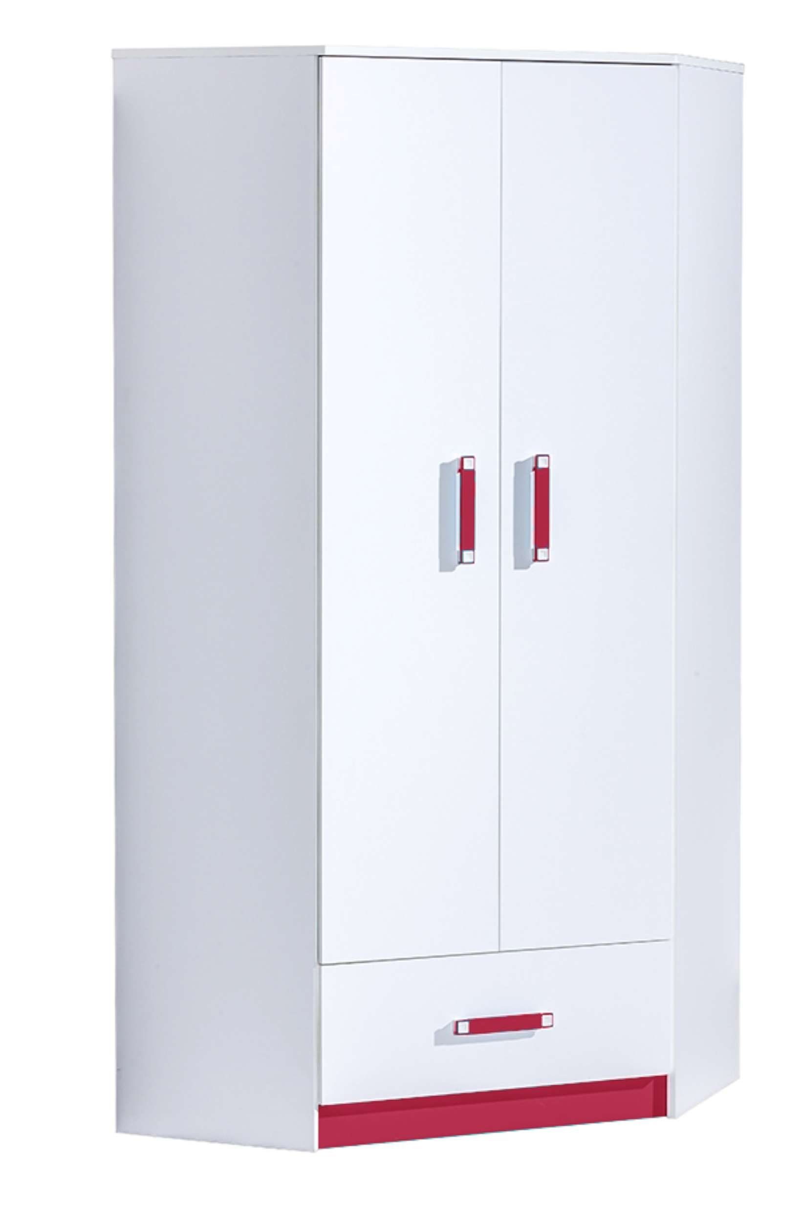 99rooms Kinderkleiderschrank Taira II (Eckschrank, Standschrank) 2-türig, mit Schublade, Vollauszug, viel Stauraum, Design Modern, für Kinder