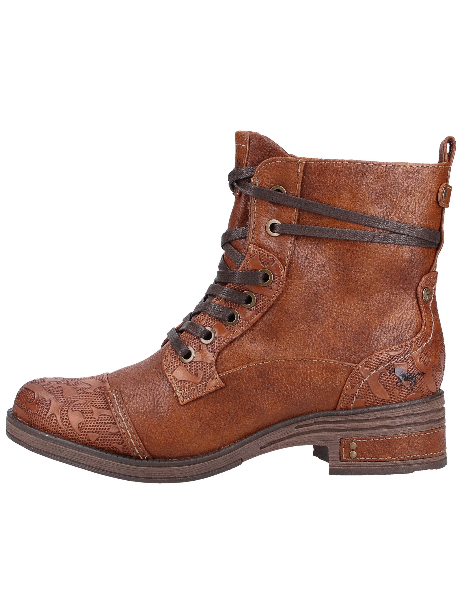 MUSTANG Stiefelette Lederimitat Schnürstiefelette günstig online kaufen