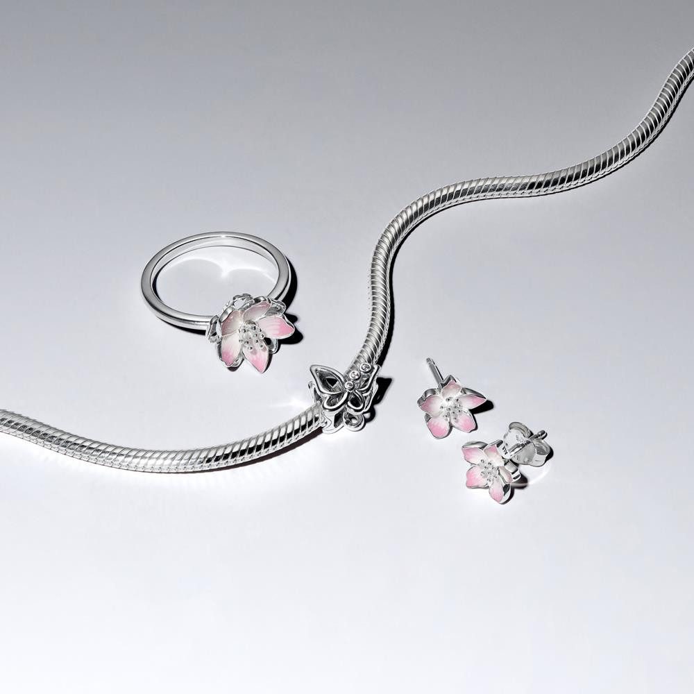 Pandora Fingerring PANDORA Moments Kirschblüte Ring für Damen, 925er Silber