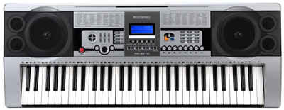 McGrey Home Keyboard PK-6110 - Oberklasse Einsteiger-Keyboard mit 61 Tasten, (100 Sounds & Rhythmen, 2 tlg., Inkl. Notenhalter und Mikrofon), Split- Guide Funktion: One-Key / Follow / Ensemble