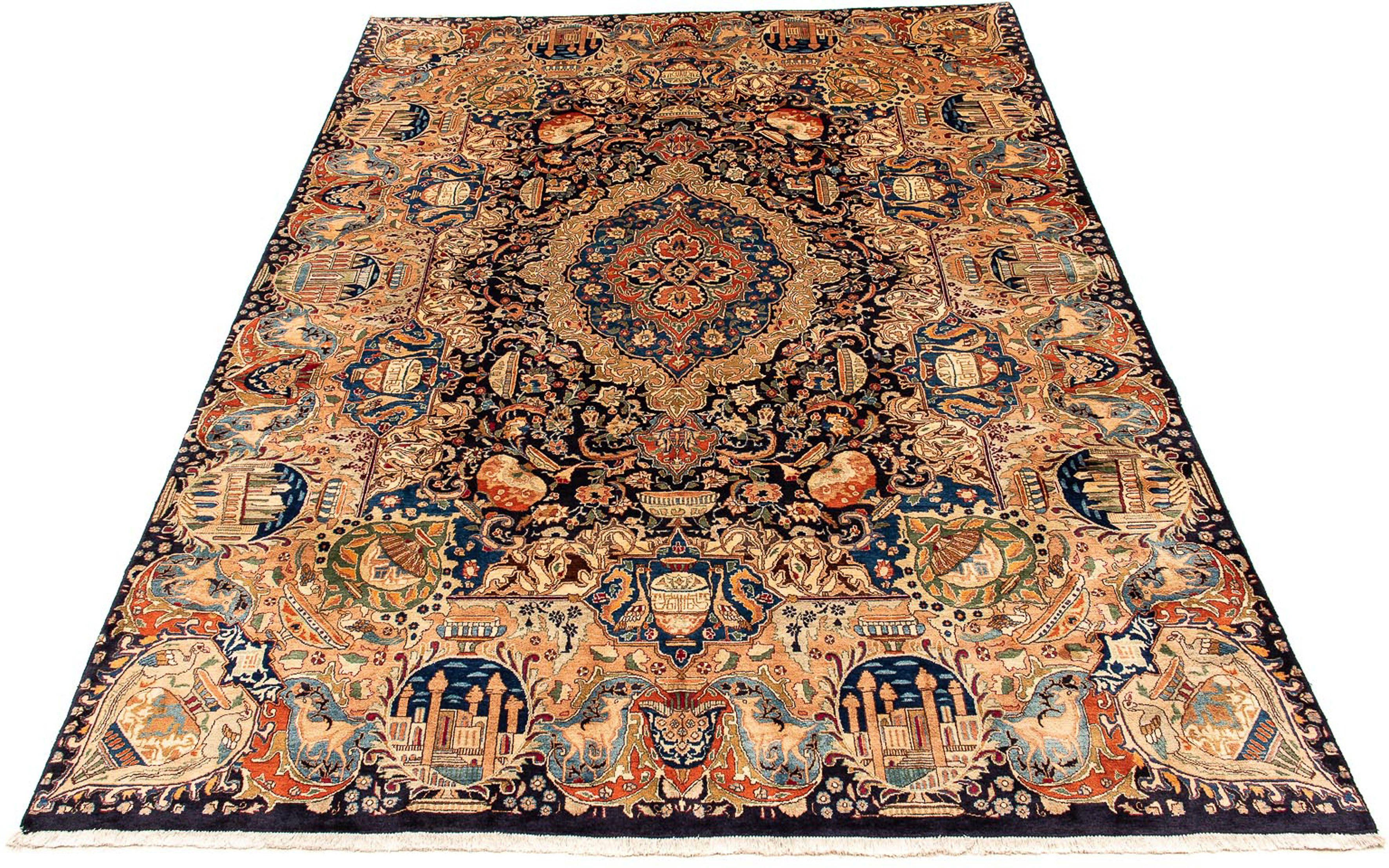 Orientteppich Perser - Classic - 387 x 296 cm - mehrfarbig, morgenland, rechteckig, Höhe: 10 mm, Wohnzimmer, Handgeknüpft, Einzelstück mit Zertifikat