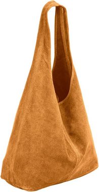 Caspar Schultertasche TL767 großer Damen Leder Shopper