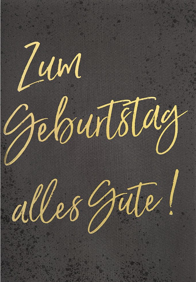 Grußkarten Geburtstag - Unverpackt - Glückwunschkarte im Format 11,5x17cm mit