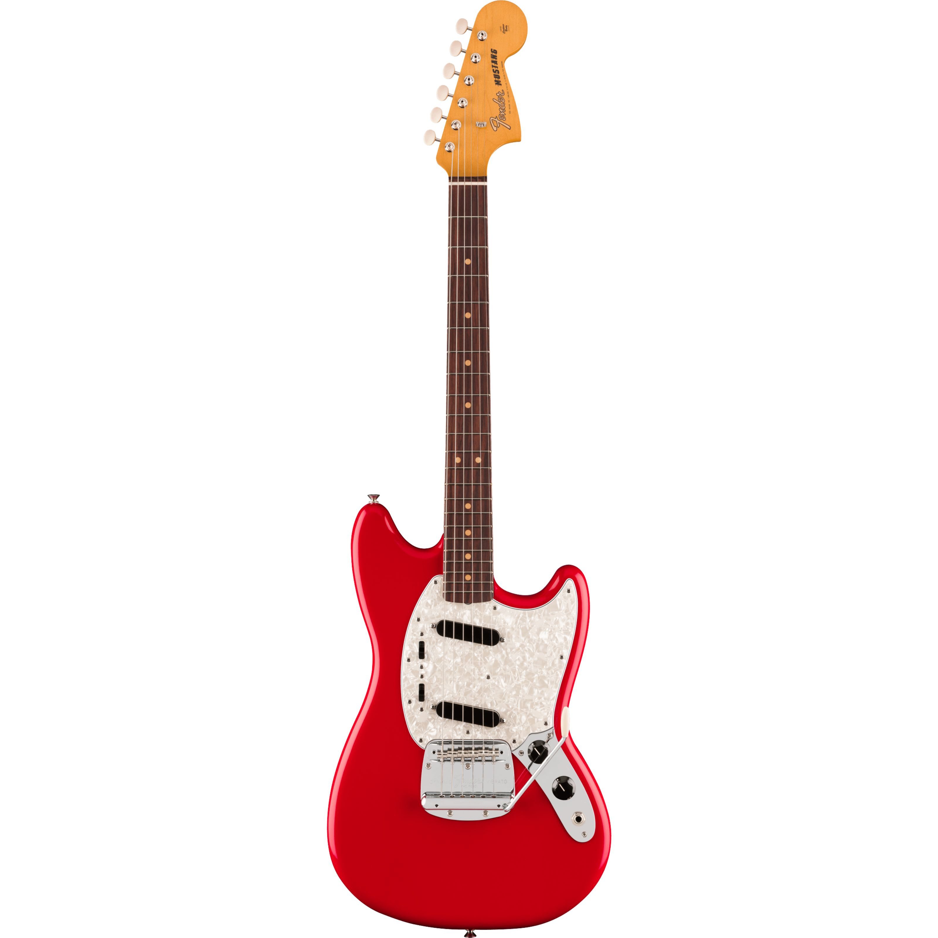 Fender E-Gitarre, E-Gitarren, Andere Modelle, Vintera III Mid '60s Mustang Dakota Red - E-Gitarre