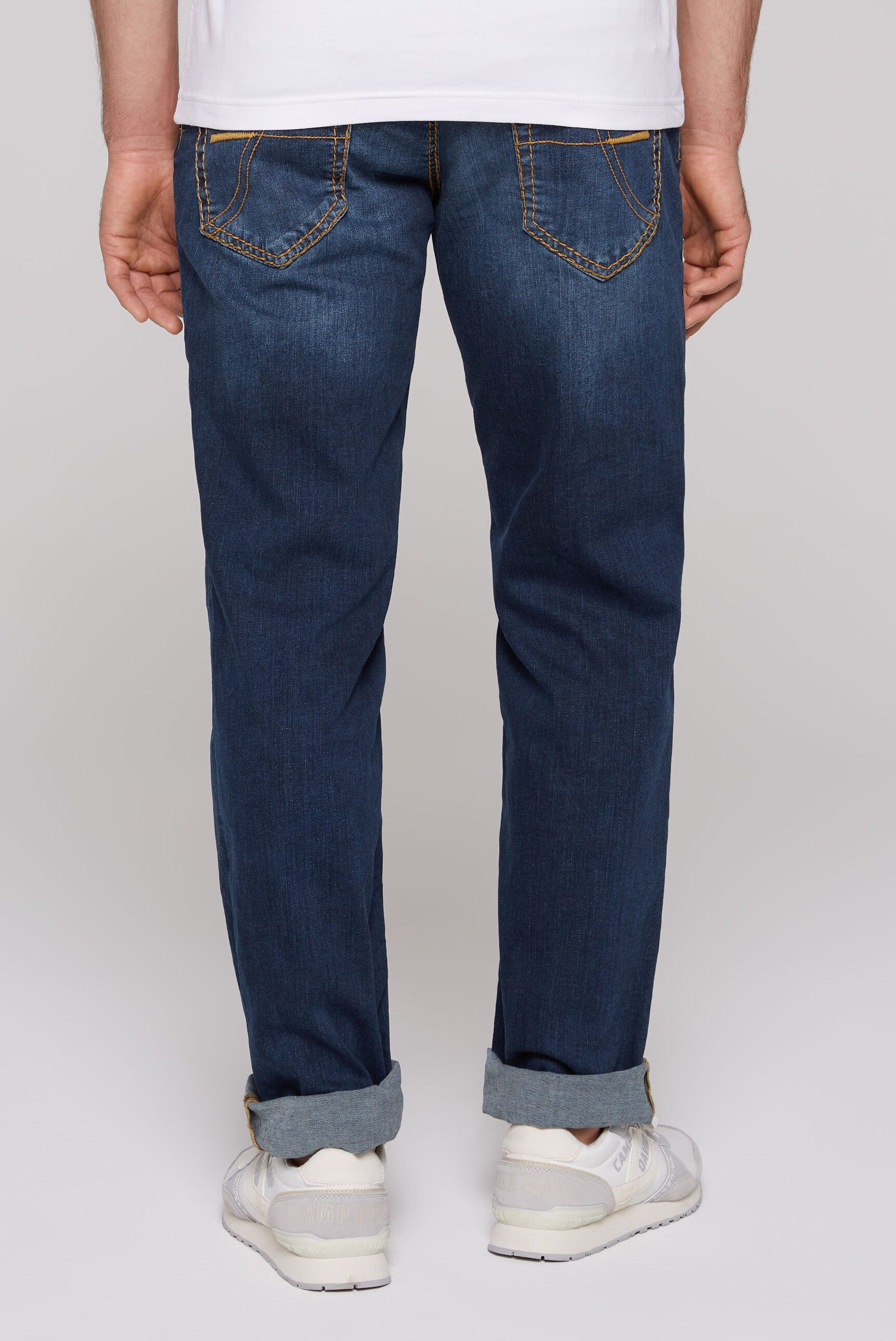 CAMP DAVID Comfort-fit-Jeans mit zwei Leibhöhen