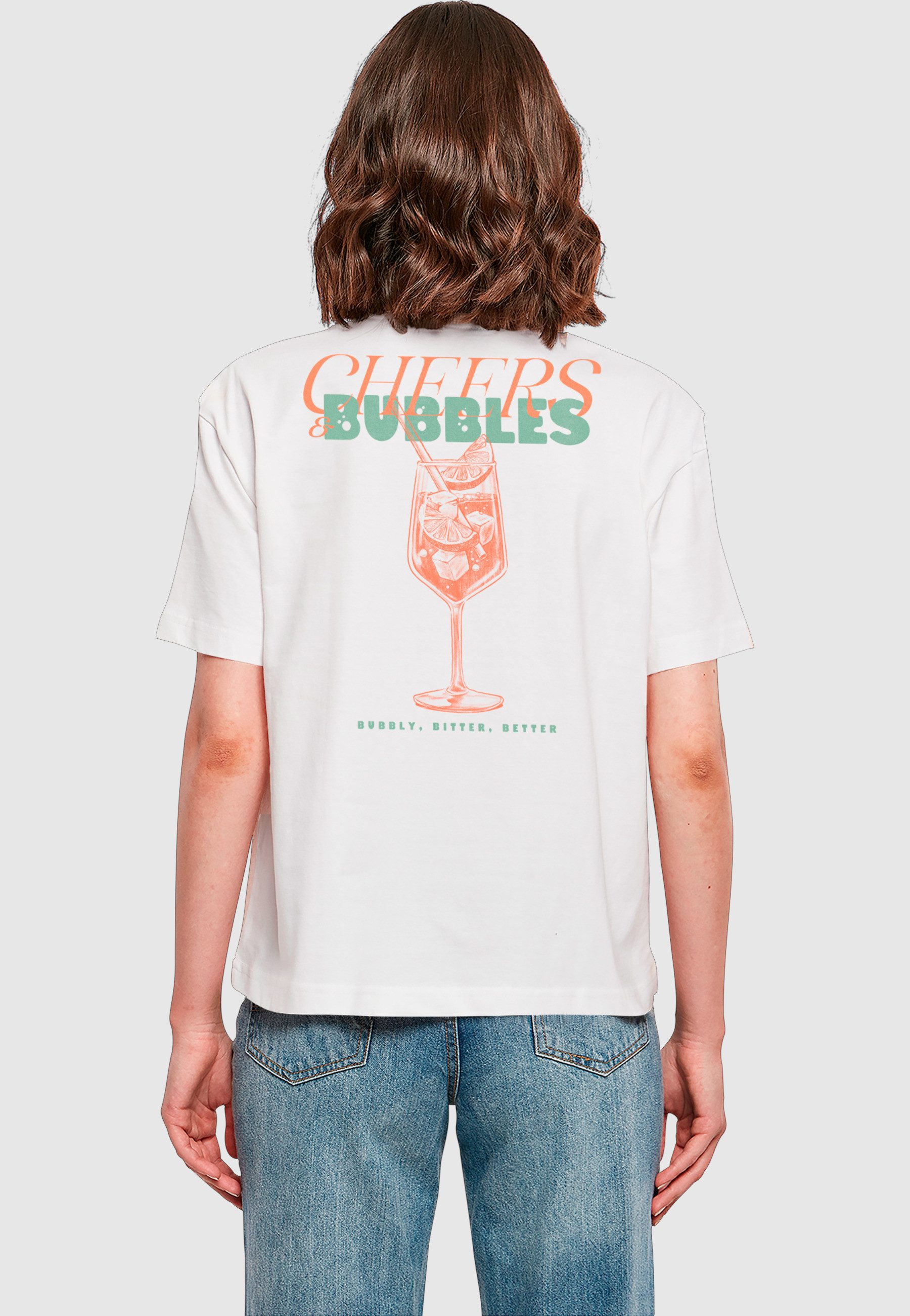 Miss Tee T-Shirt Miss Tee Cheers And Bubbles Tee (1-tlg)