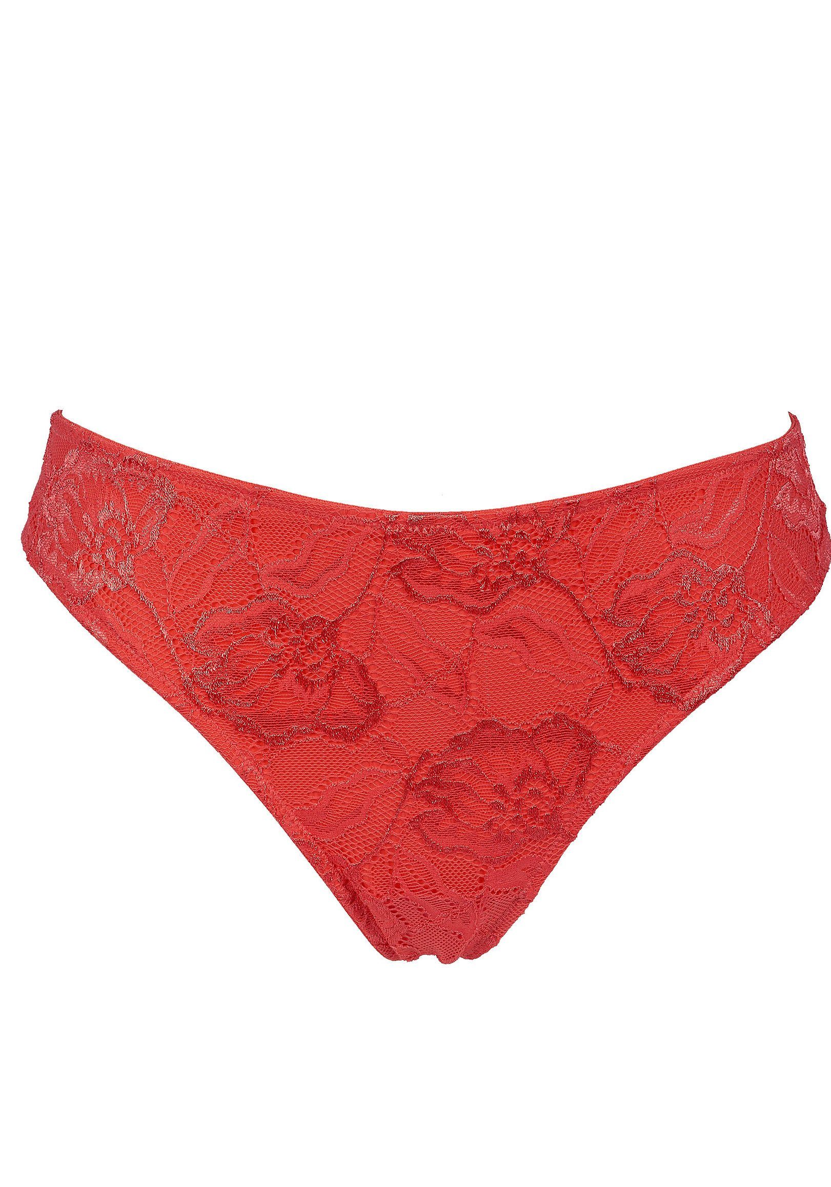 After Eden D-cup & up String Anna Mit Spitze, feminin, bequem, weich, elastisch, leicht transparent