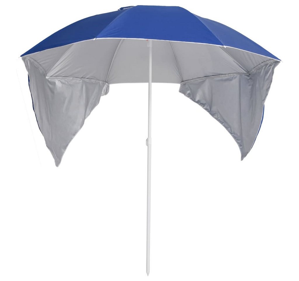 Thumbnail - vidaXL Sonnensegel Strandschirm mit Seitenteilen Blau 215 cm, (1-tlg)