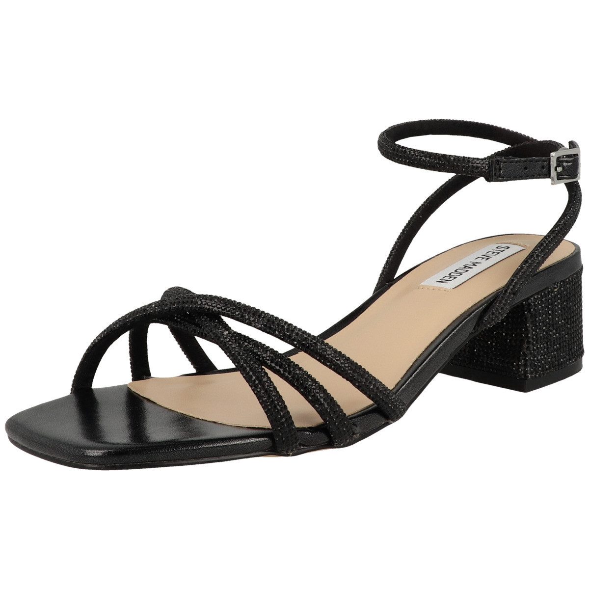 STEVE MADDEN Cerena Damen Sandalette High Heels, Sandalen, Pumps, Sommerschuhe, Riemchen