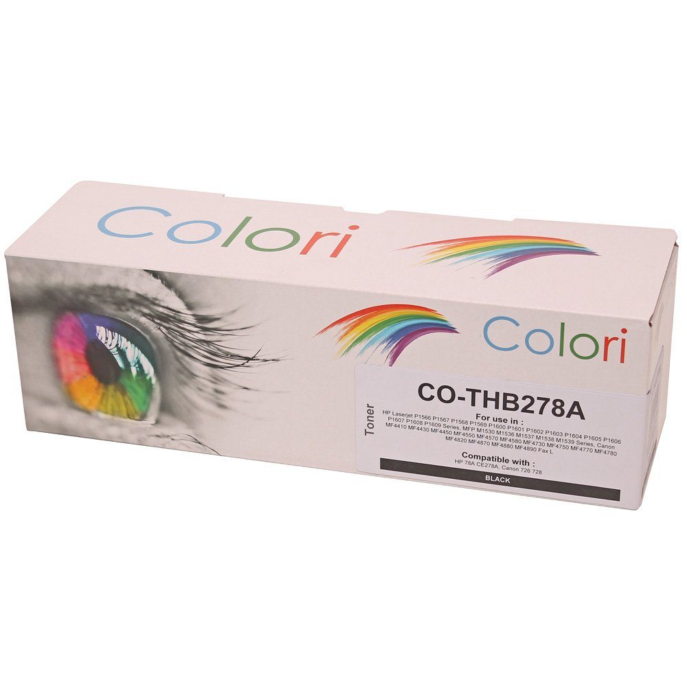 Colori Tonerkartusche, Kompatibler Toner für Canon 728 für Fax L150 Fax L170 Fax L410 Fax L150 Fax L170 Fax L410 MF-4410 MF-4430 MF-4450 MF-4550d MF-4570dn MF-4570dw MF-4580dn MF-4730 MF-4750 MF-4770n MF-4780w von Colori