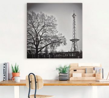 Artland Leinwandbild Berlin Funkturm, Gebäude (1 St), auf Keilrahmen gespannt