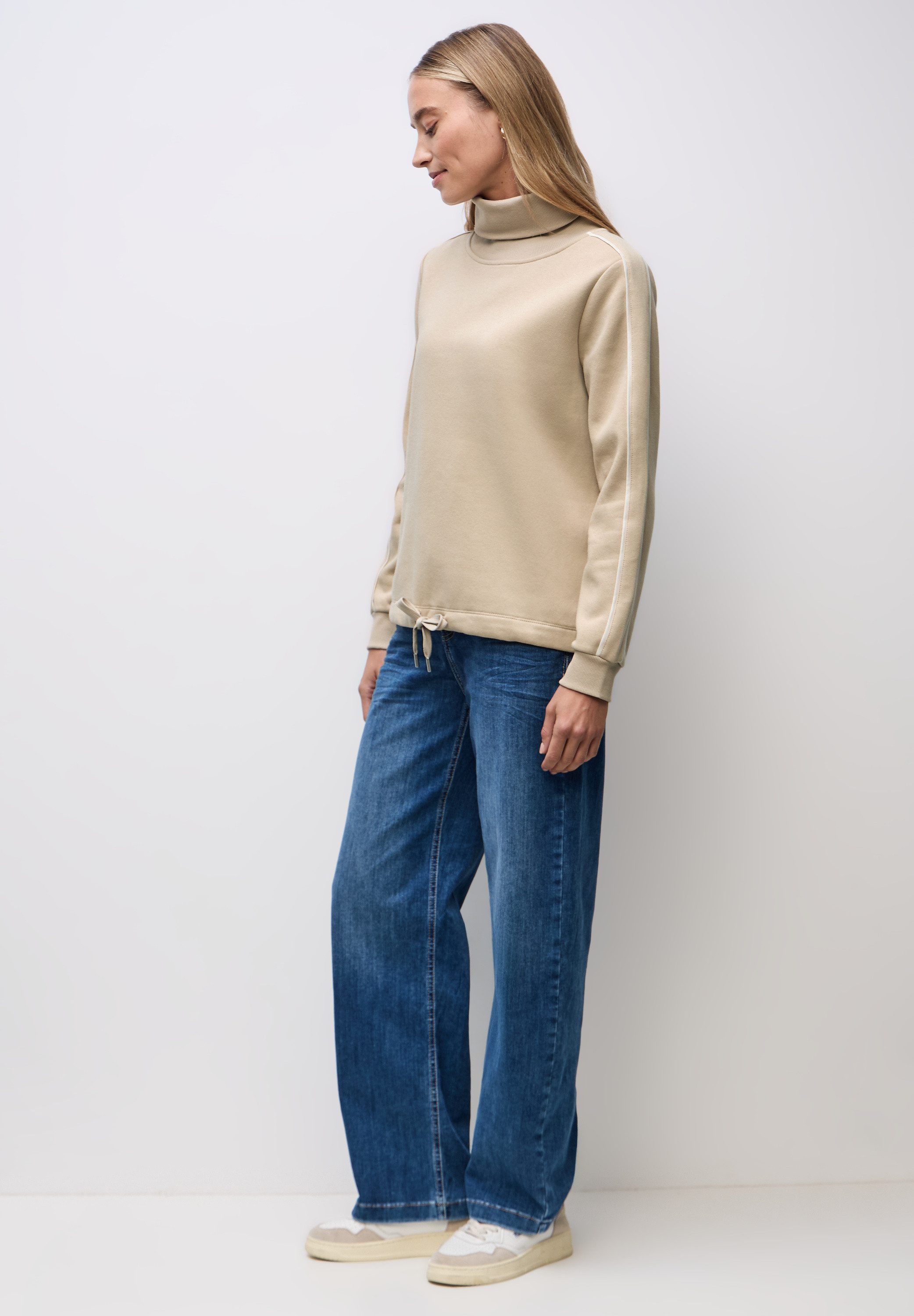 STREET ONE Sweatshirt mit Stehkragen