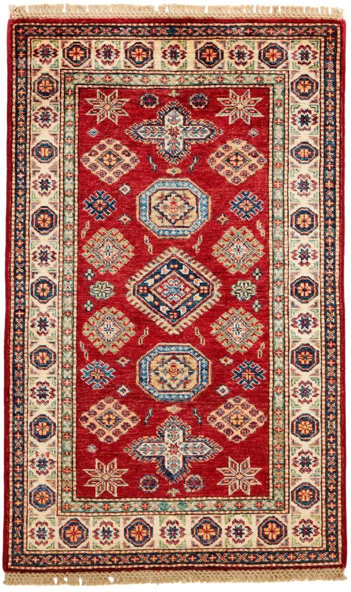 Kazak rechteckig, Höhe: Handgeknüpfter Nain Trading, Orientteppich Orientteppich, 5 mm 75x126