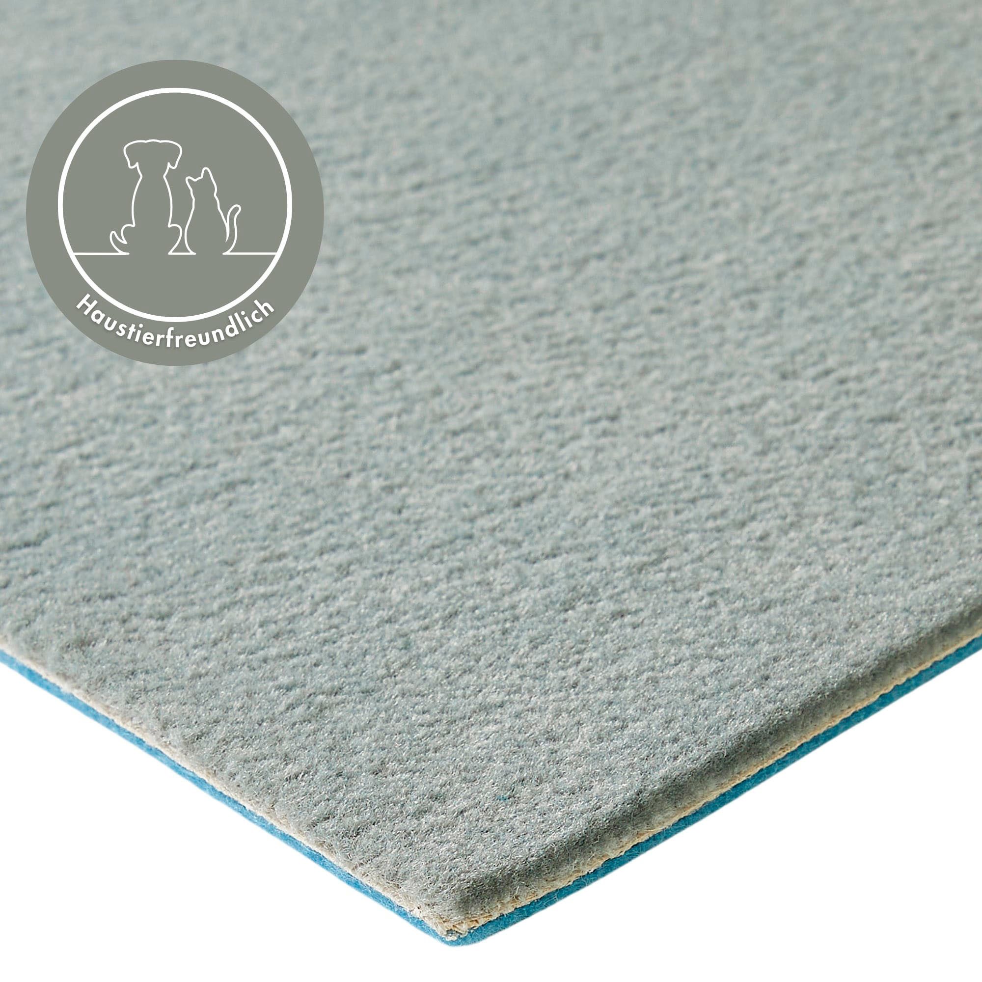 Andiamo Teppichboden Kira, Velours, Made in Belgium, rechteckig, Höhe: 8 mm, Uni Farben, Breite 400 cm, strapazierfähig, pflegeleicht, Wohnzimmer