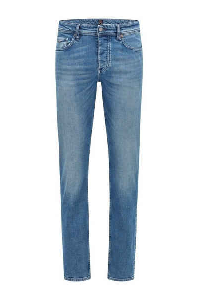 BOSS 5-Pocket-Jeans Tapered-Fit Джинси aus komfortablem Stretch-Denim