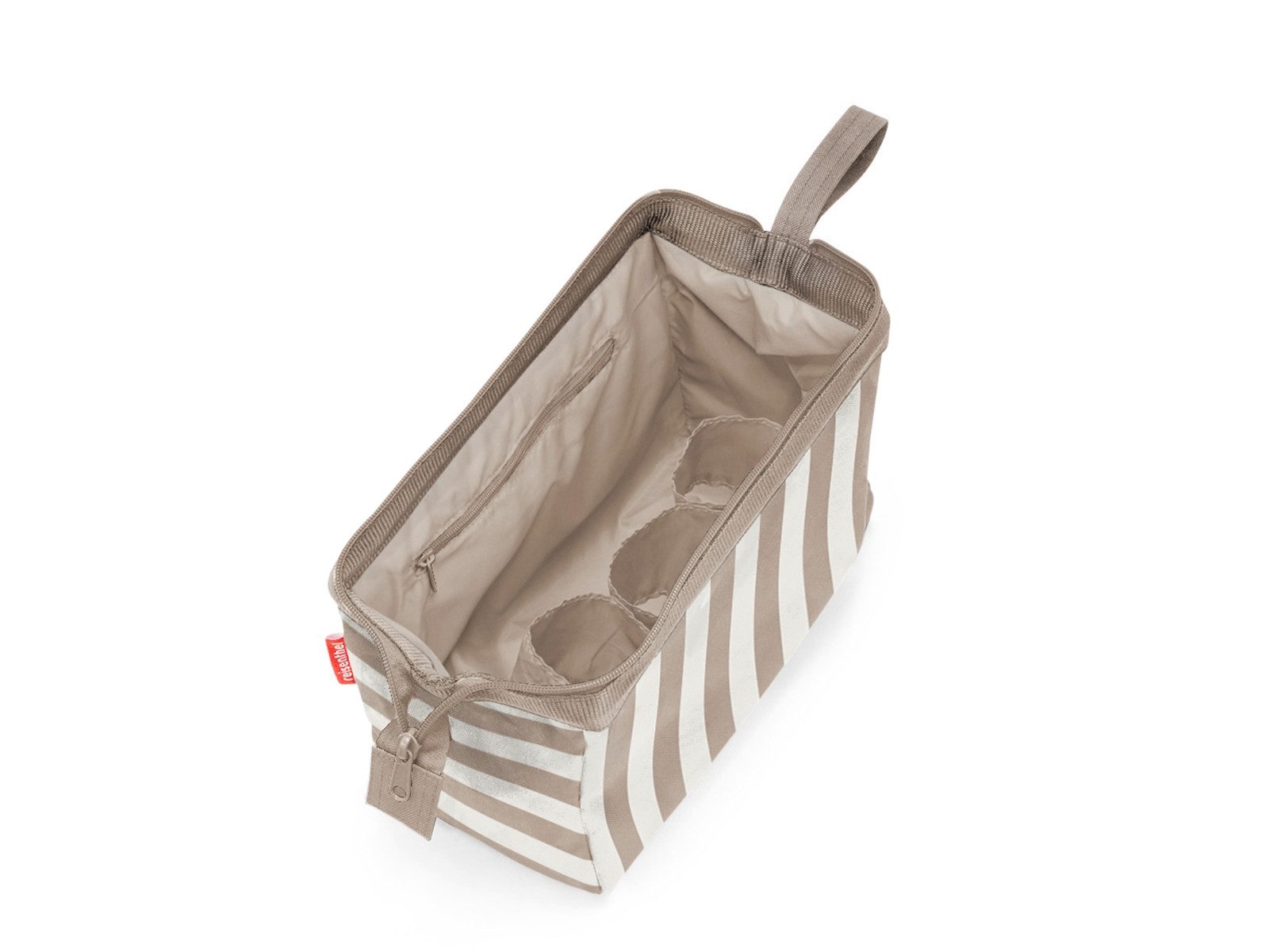 REISENTHEL® Kosmetiktasche travelcosmetic summerstripes coffee – Bild 3 von 4