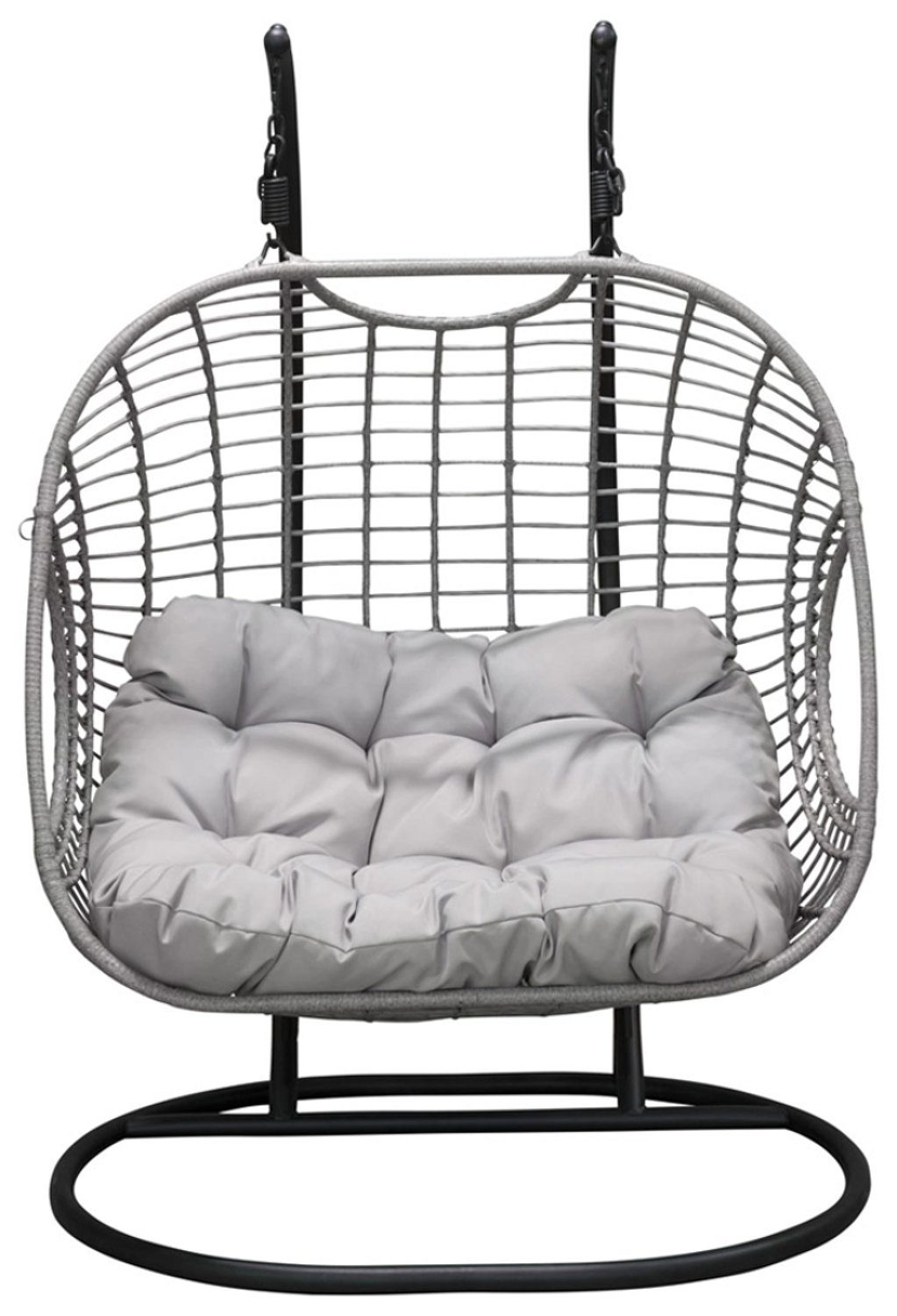 ebuy24 Gartenlounge-Set Viga Gartenstuhl hängend schwarzgrau., (1-tlg)