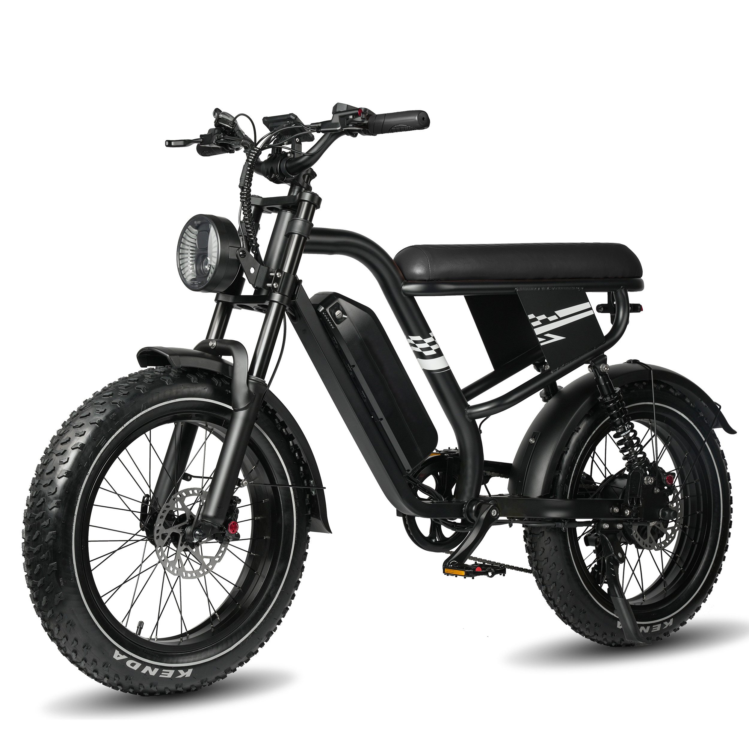 Vankel E-Bike Cityrad MX10 E-Fahrrad Damen u. Herren 648WH Pedelec, 48V 100 km Reichweite, Heckmotor, 648 Wh
