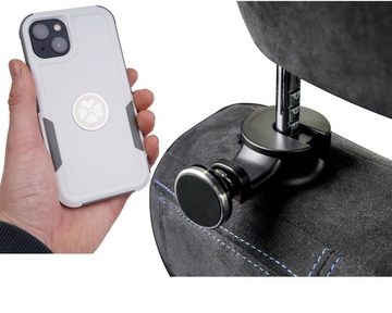 Filmer Universal Auto Rücksitz Kopfstütze Magnet Handy-Halterung, (Halter Halterung verstellbar passend für Smartphone iPhone)