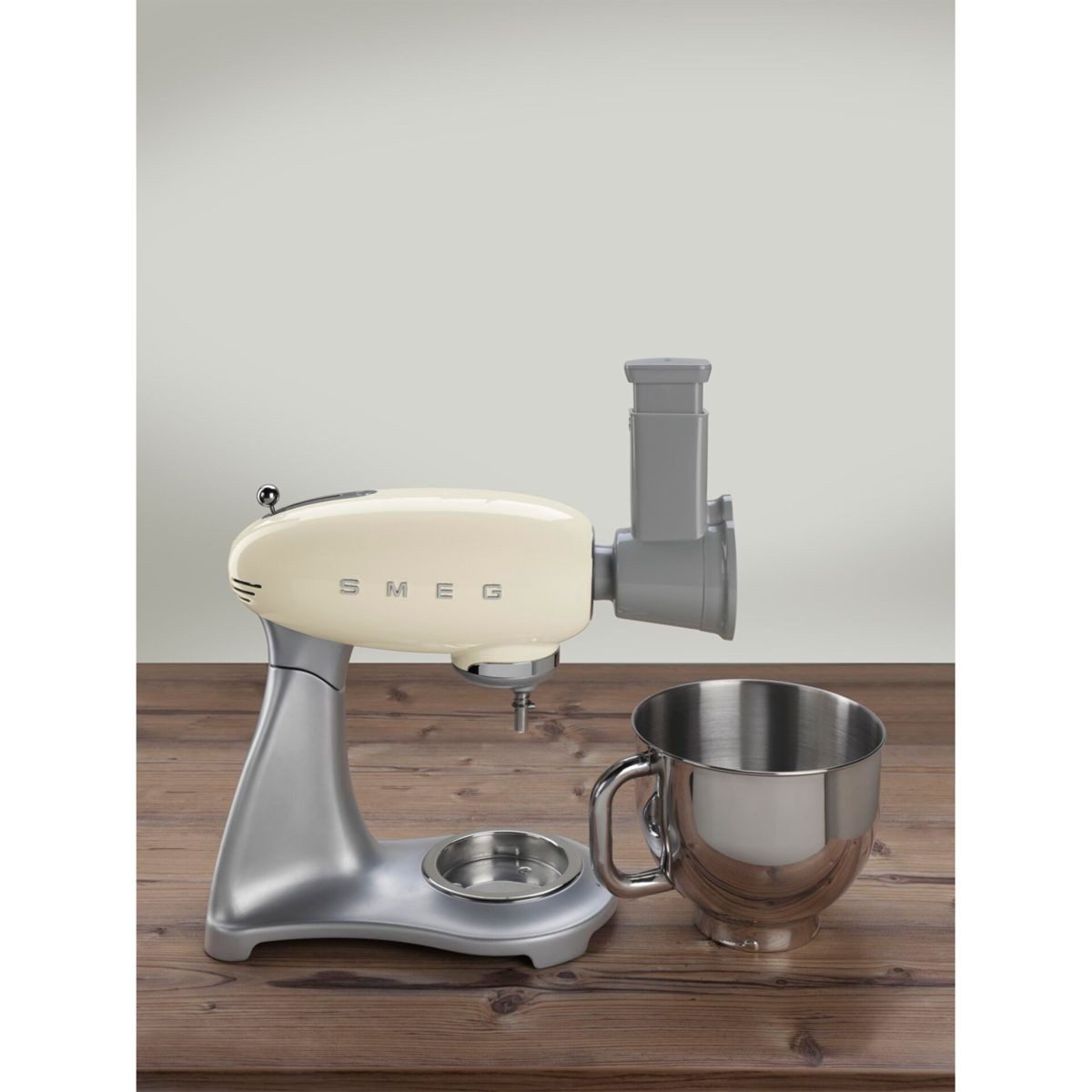 Smeg Küchenmaschine SMSG01 Gemüse-Schneideset Edelstahl – Bild 5 von 5