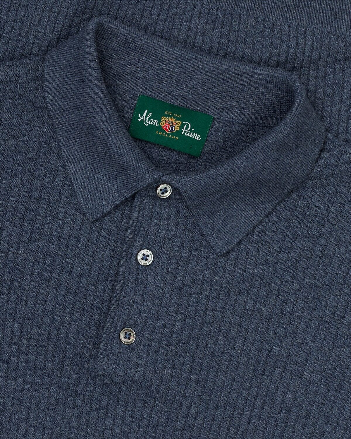 Alan Paine Poloshirt Polo-Strickpullover Aldsworth