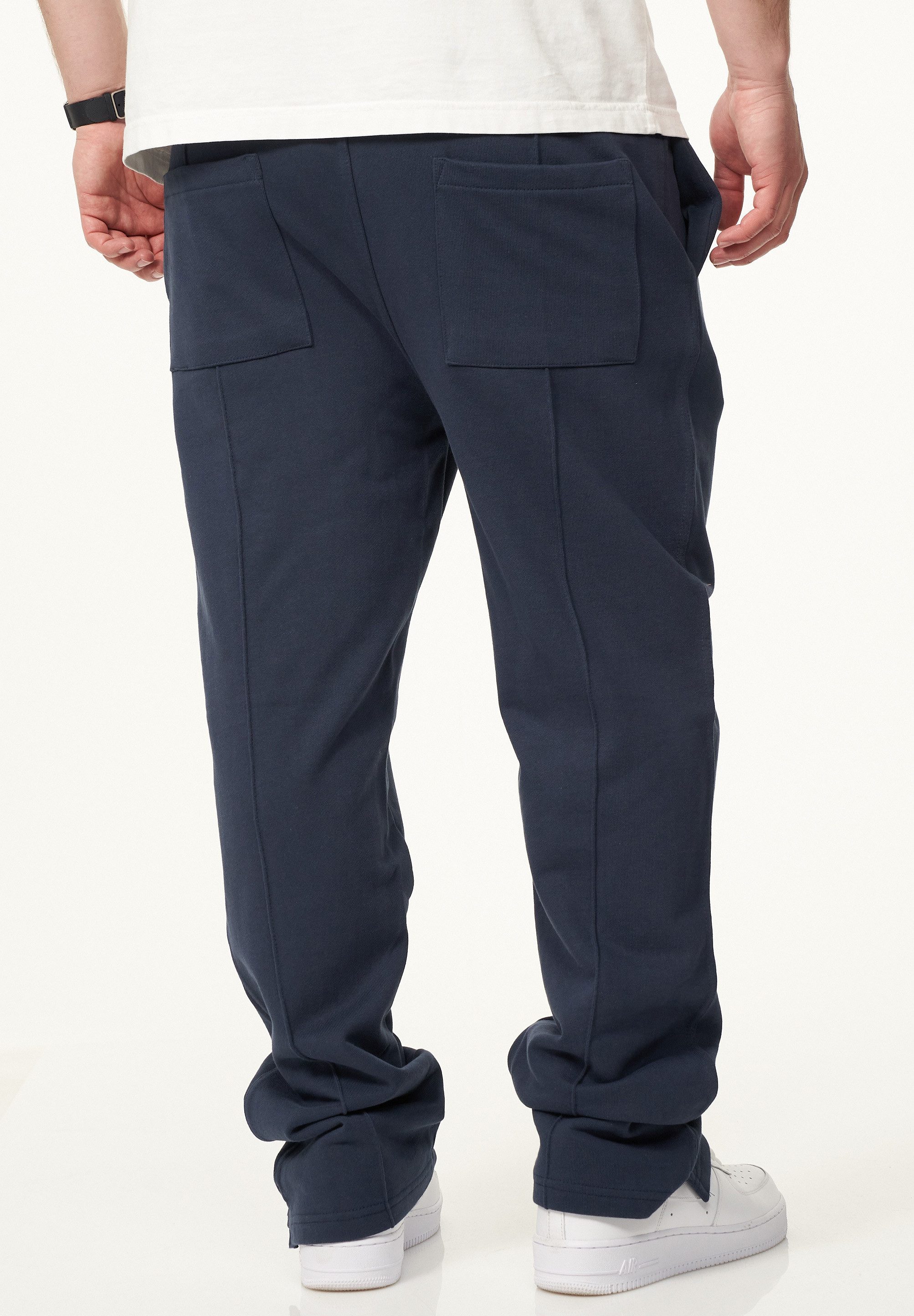 BEHYPE STUDIOS Jogginghose IM STRAIGHT-FIT Herren Lange Sporthose Trainingshose Freizeithose