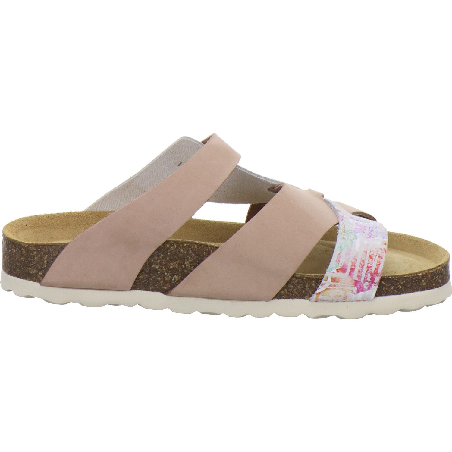 AFS-Schuhe 212236 Kralle Pantolette für Damen mit Fußbett, bequeme Sandalen aus Leder
