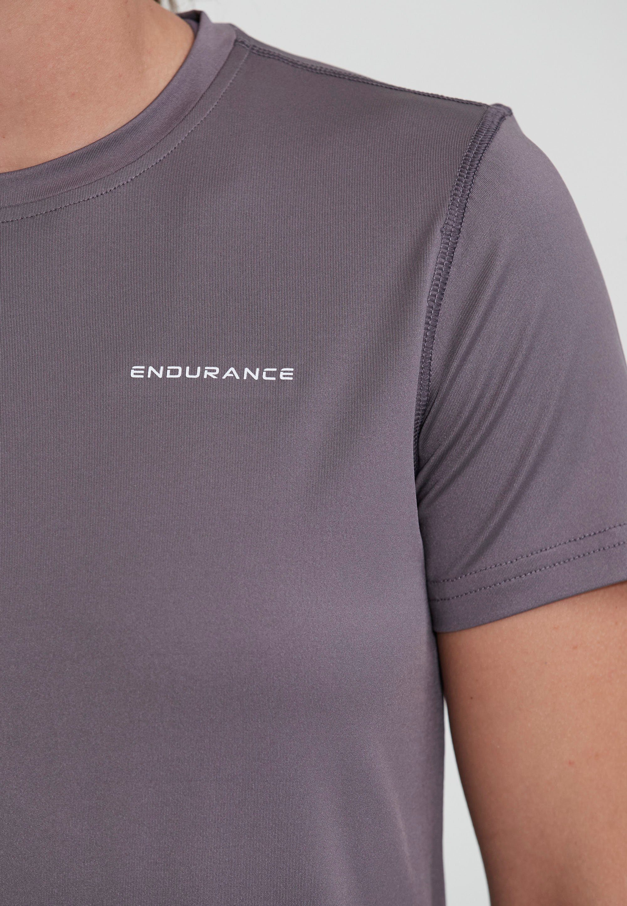 QUICK-DRY-Technologie ENDURANCE Yonan grau (1-tlg) mit Funktionsshirt innovativer