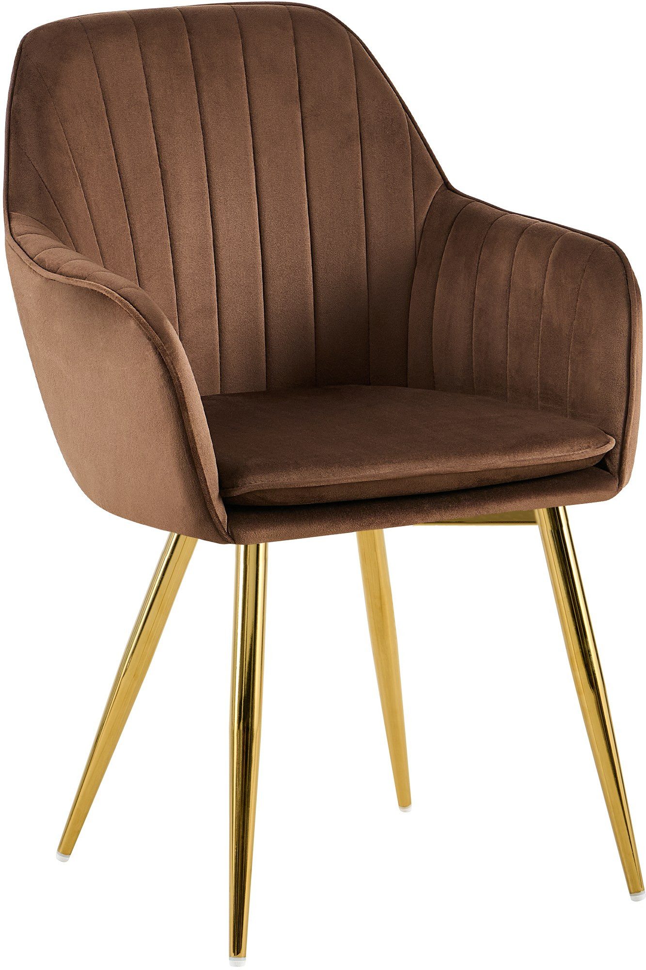 CLP Esszimmerstuhl Esszimmerstuhl Cheryl Samt Belastbarkeit von max. 150 KG günstig online kaufen