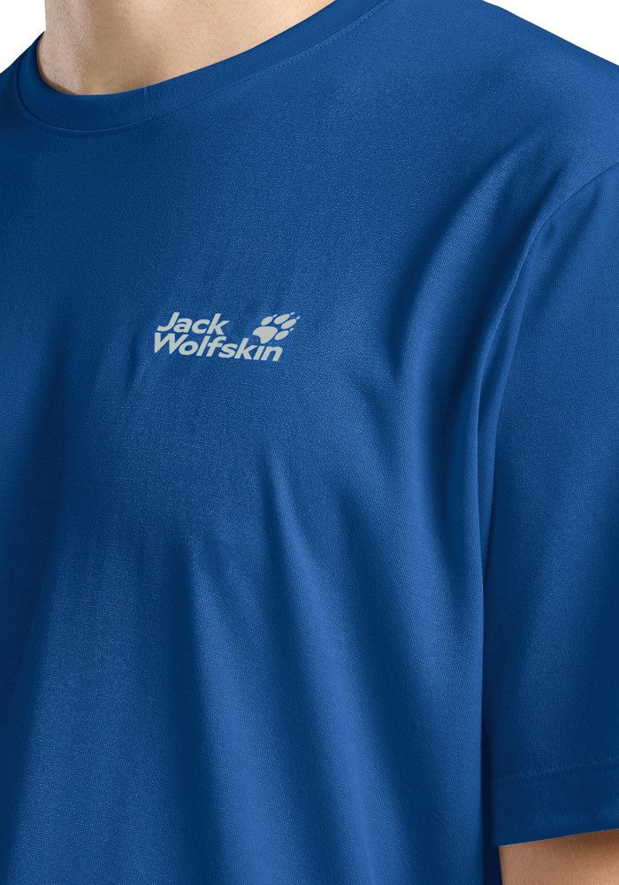 Jack Wolfskin Funktionsshirt VONNAN S/S T M für warme Temperaturen, atmungsaktiv, feuchtigkeitsregulierend