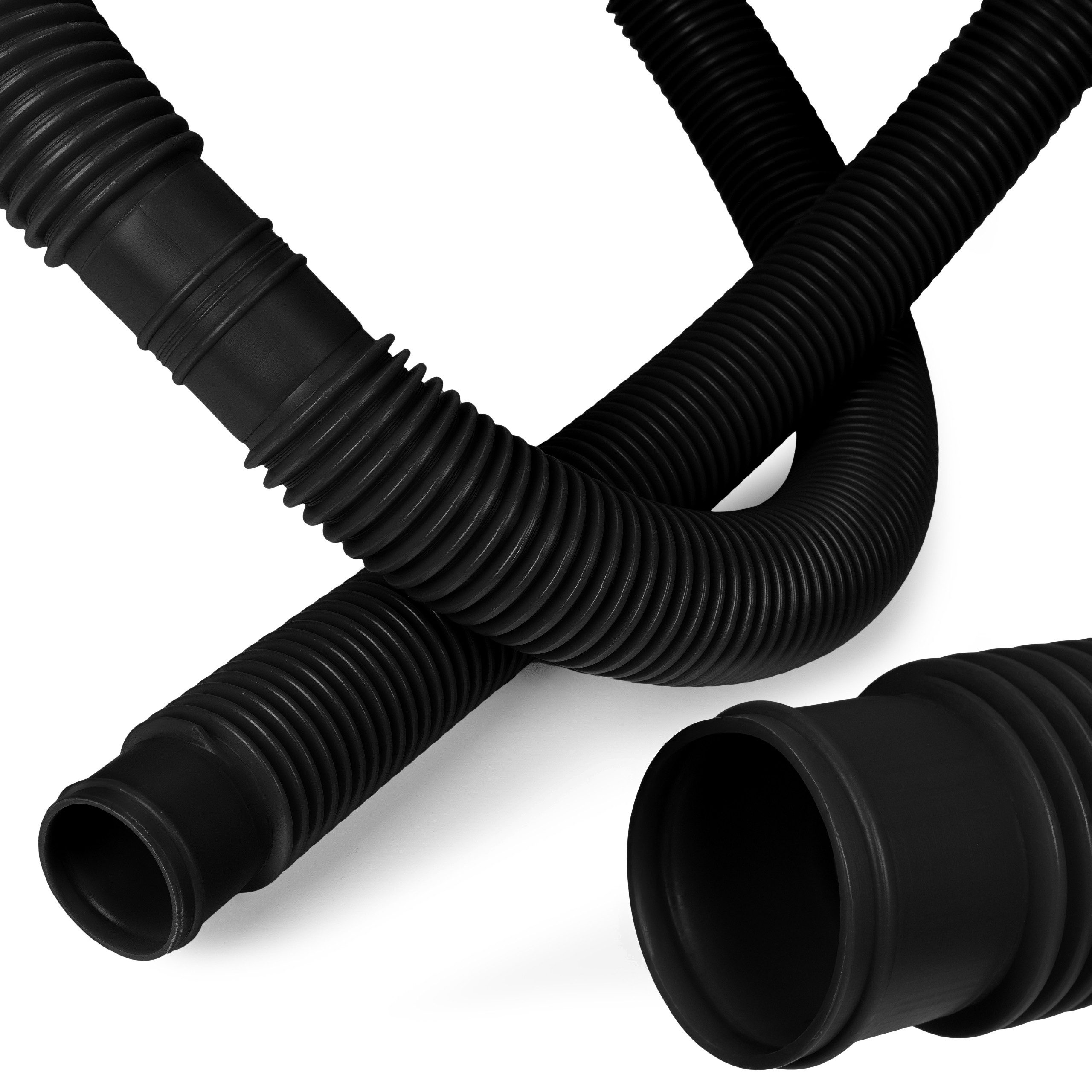 COIL Poolschlauch Schwimmbadschlauch, Solarschlauch, Saugschlauch, Pumpenschlauch, (Druck: 1,5 bar), Muffen alle 104 cm, Länge 104 cm, Material: PVC-U