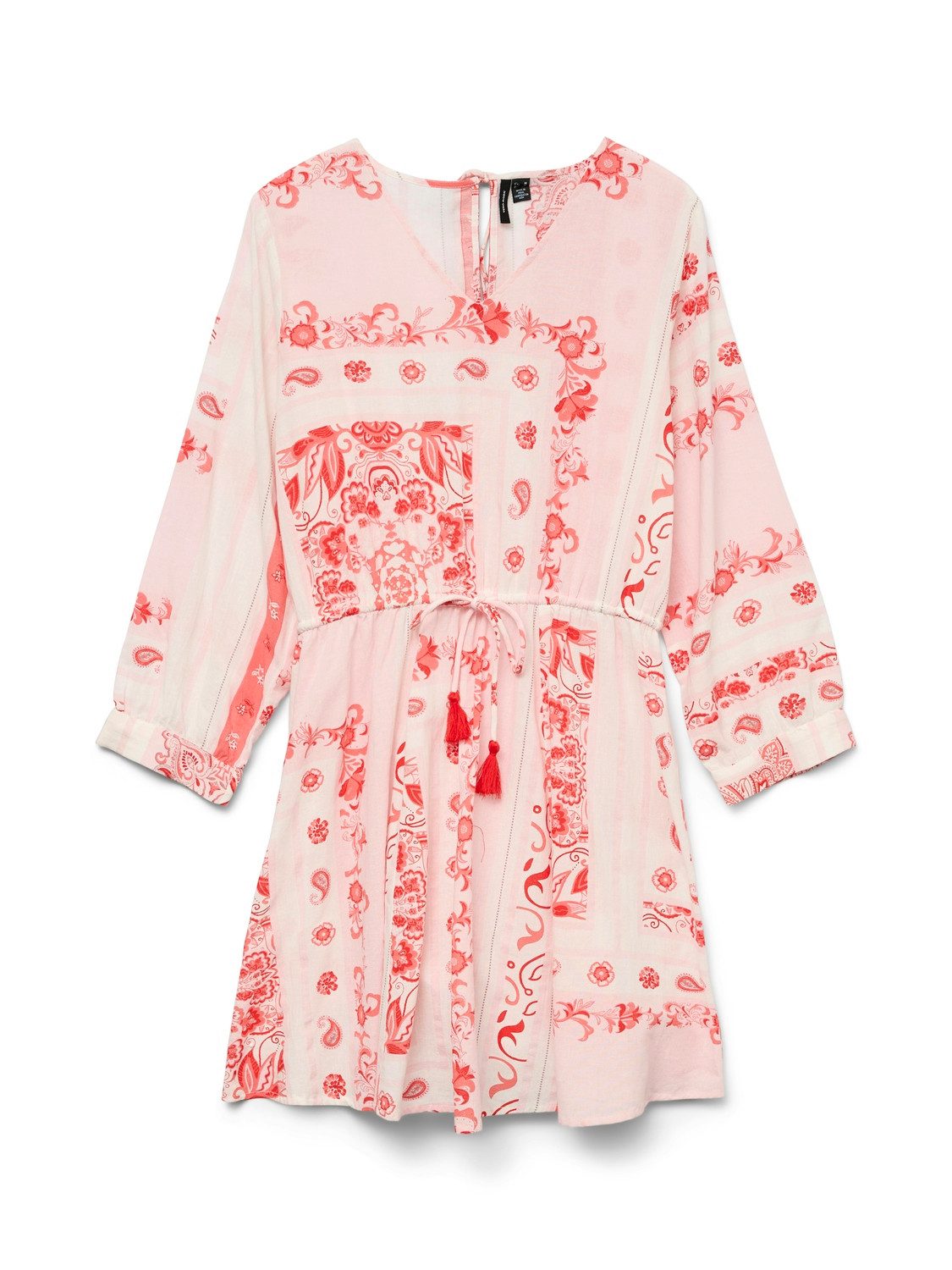 Vero Moda Cocktailkleid VMMILAN OMIA 3/4 SHORT DRESS WVN GA Pink-A-Boo/Omia