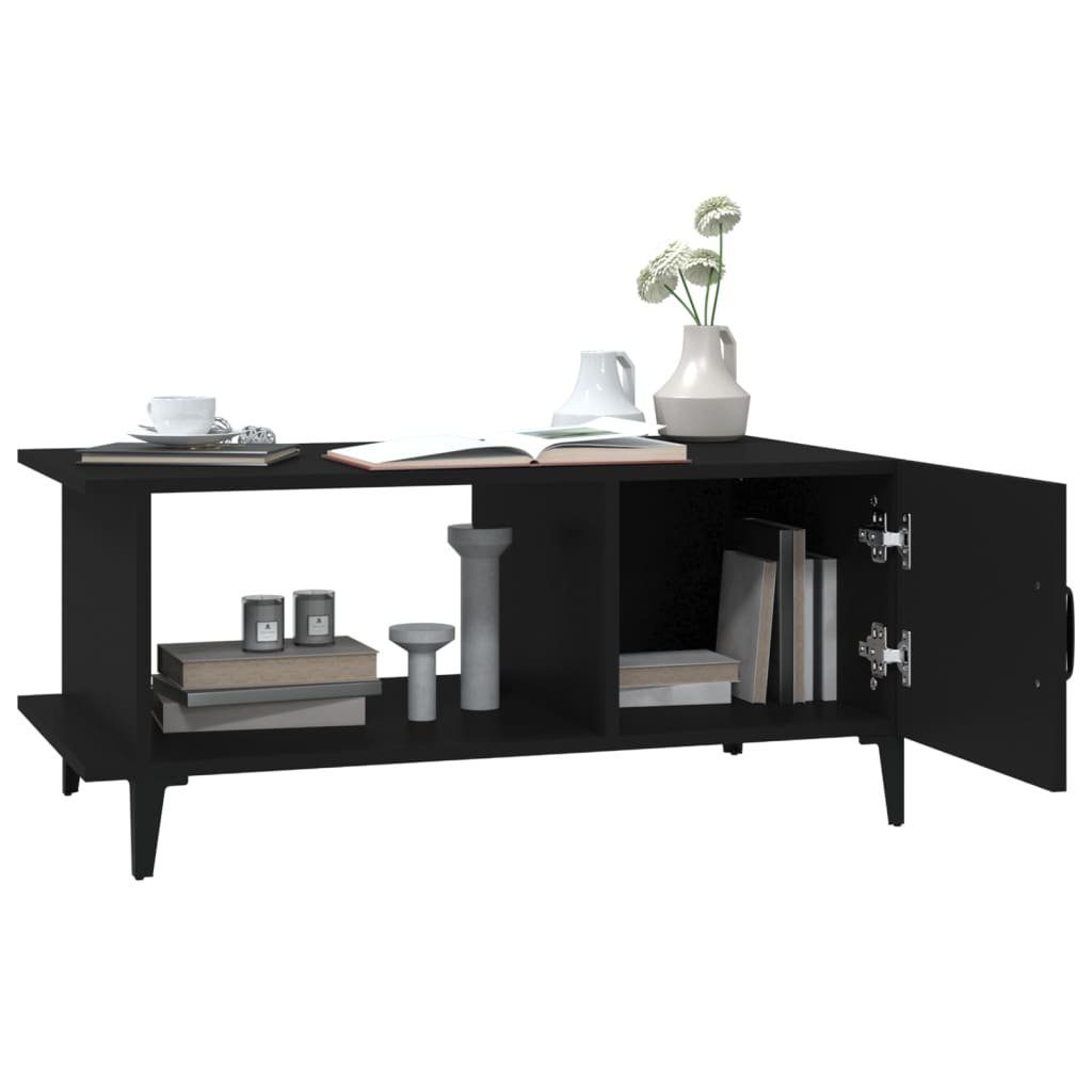 | cm (1-St) Schwarz Schwarz Schwarz Couchtisch 90x50x40 Holzwerkstoff Couchtisch vidaXL