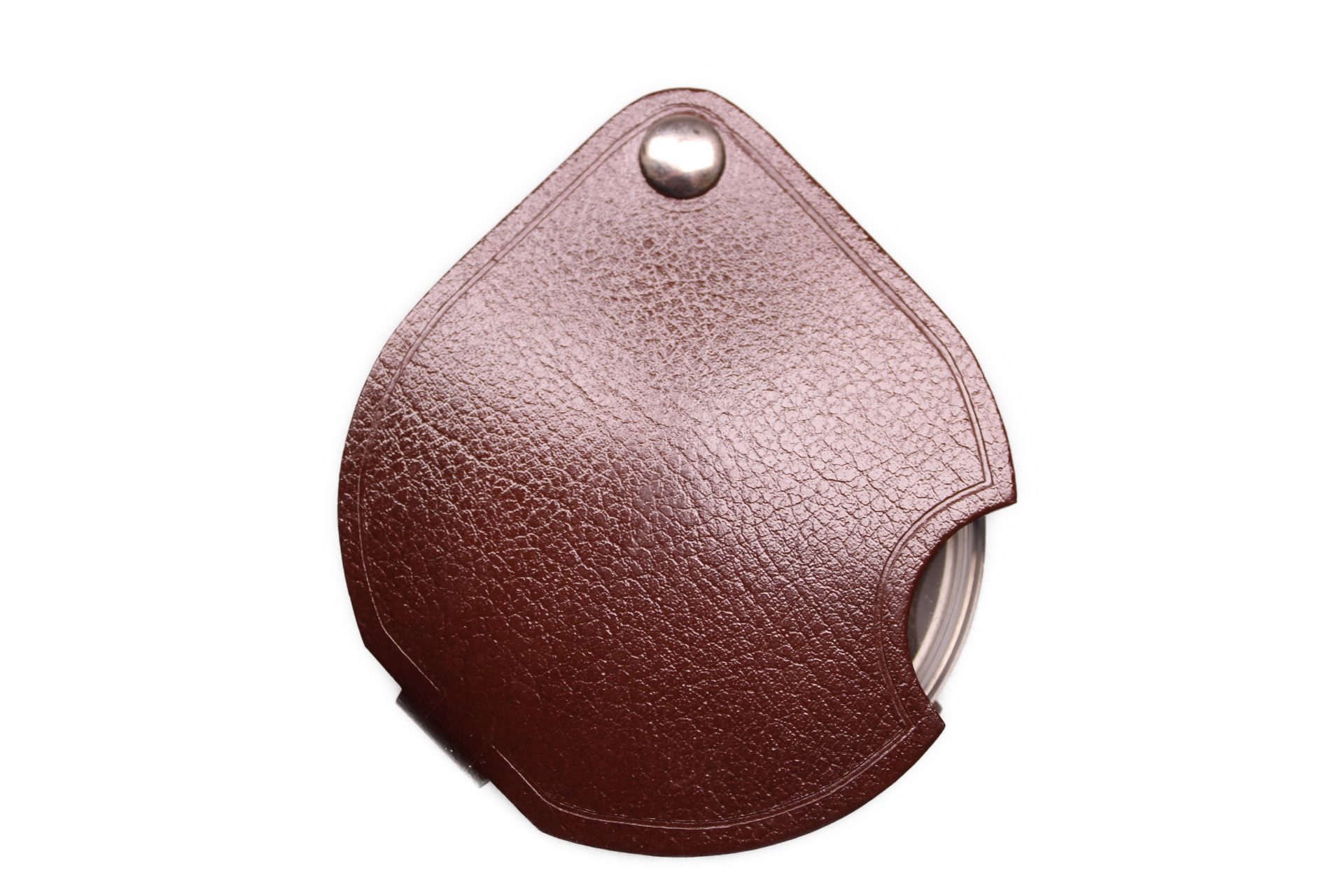 SCHWEIZER Leuchtlupe Einschlaglupe Braun Tropfenförmig groß