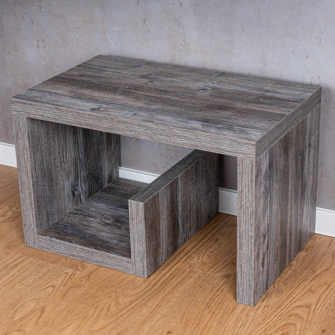Levandeo® Couchtisch, Couchtisch Gustav Altholz Shabby günstig online kaufen