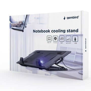 Gembird Laptoptisch Notebook-Kühler für Notebooks bis 17″