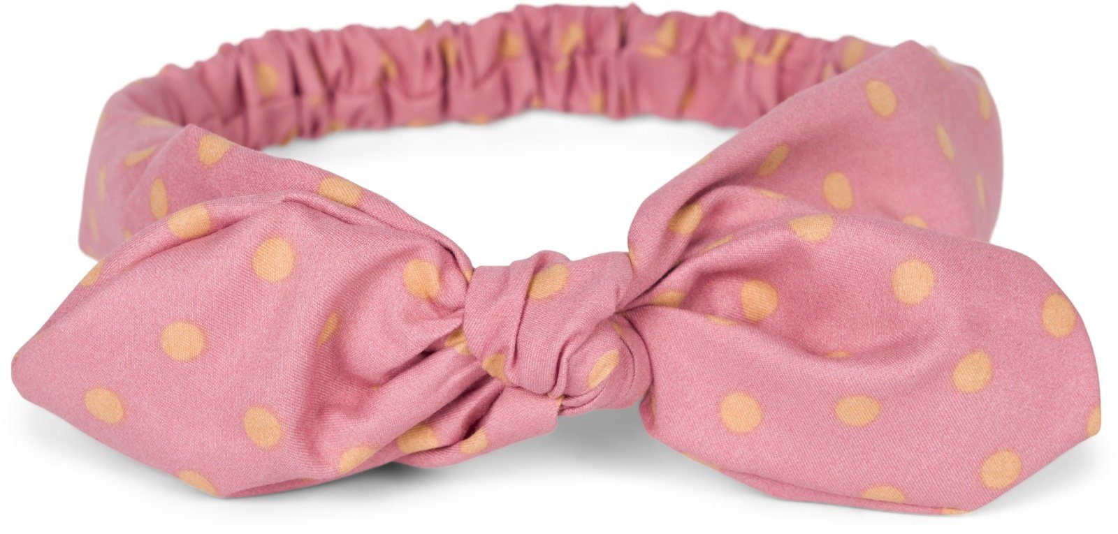 styleBREAKER Haarband, 1-tlg., Haarband mit Punkte Muster und Schleife