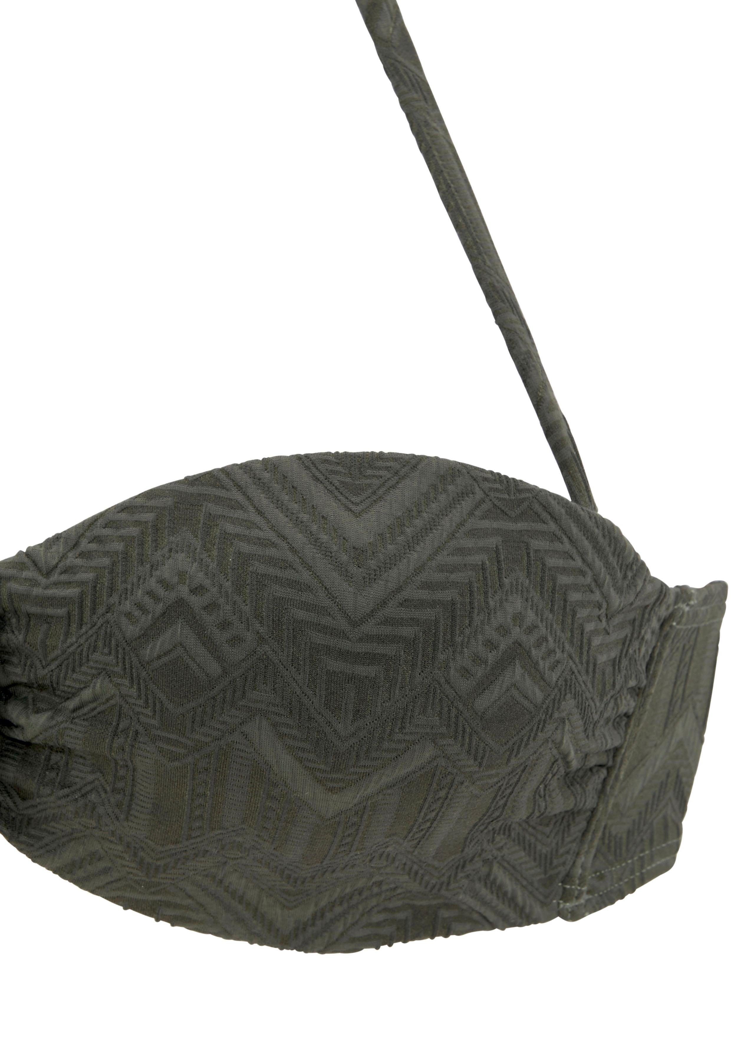 Buffalo Bügel-Bandeau-Bikini Romance aus Strukturware – Bild 3 von 5