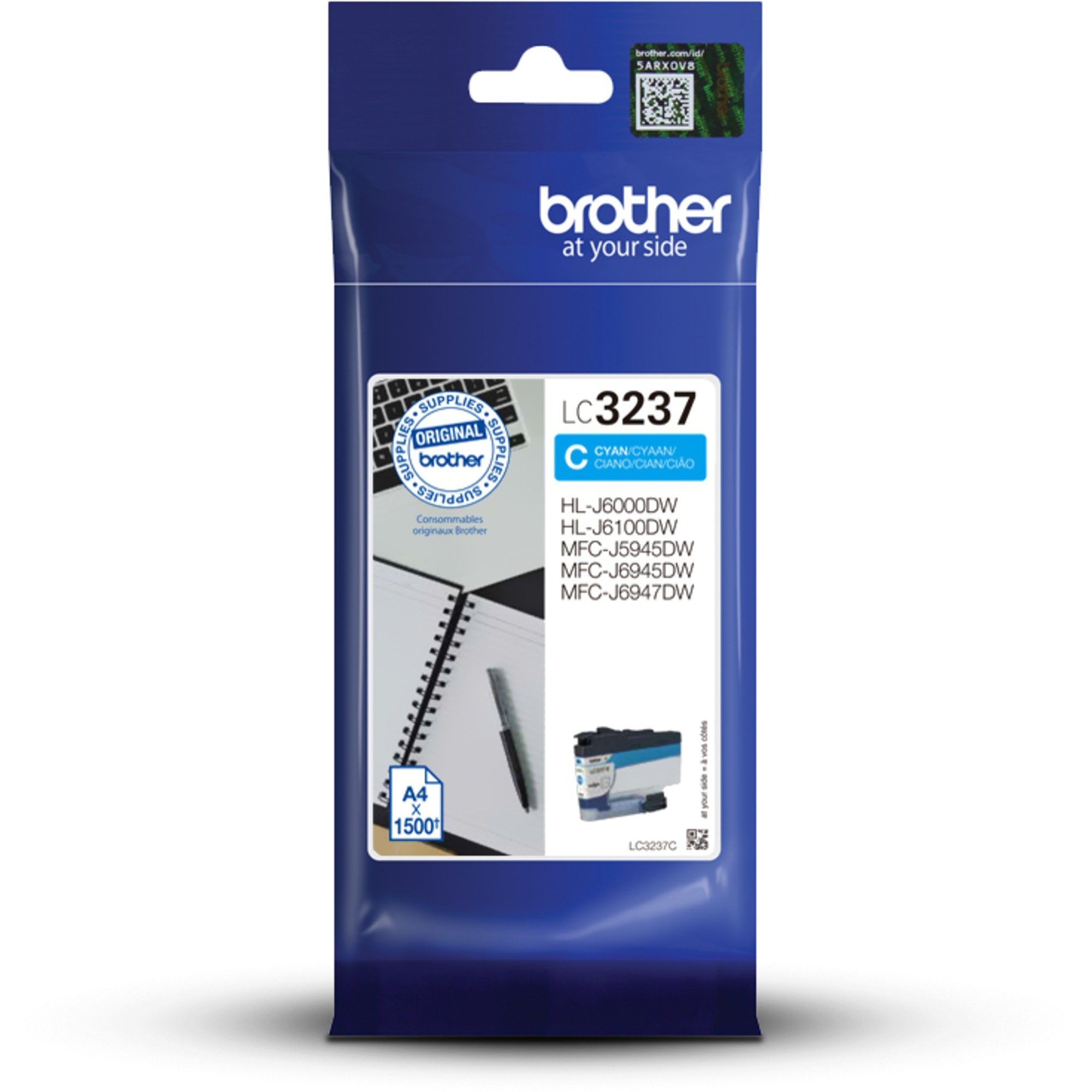 Brother Brother Tinte cyan LC-3237C Tintenpatrone