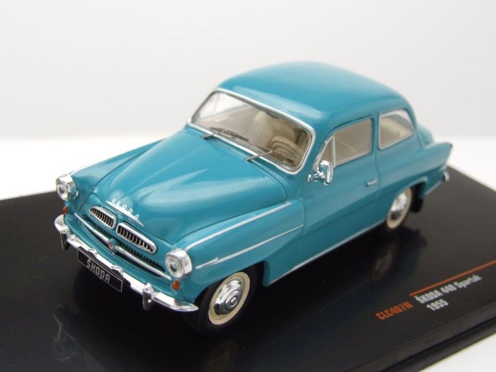 ixo Models Modellauto Skoda 440 Spartak 1955 blau, Maßstab 1:43