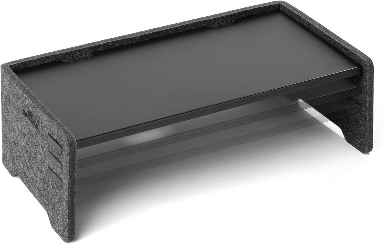 DURABLE Wandhalterung EFFECT, (Schreibtischaufsatz EFFECT für Monitore und Laptops, höhenverstellbar)