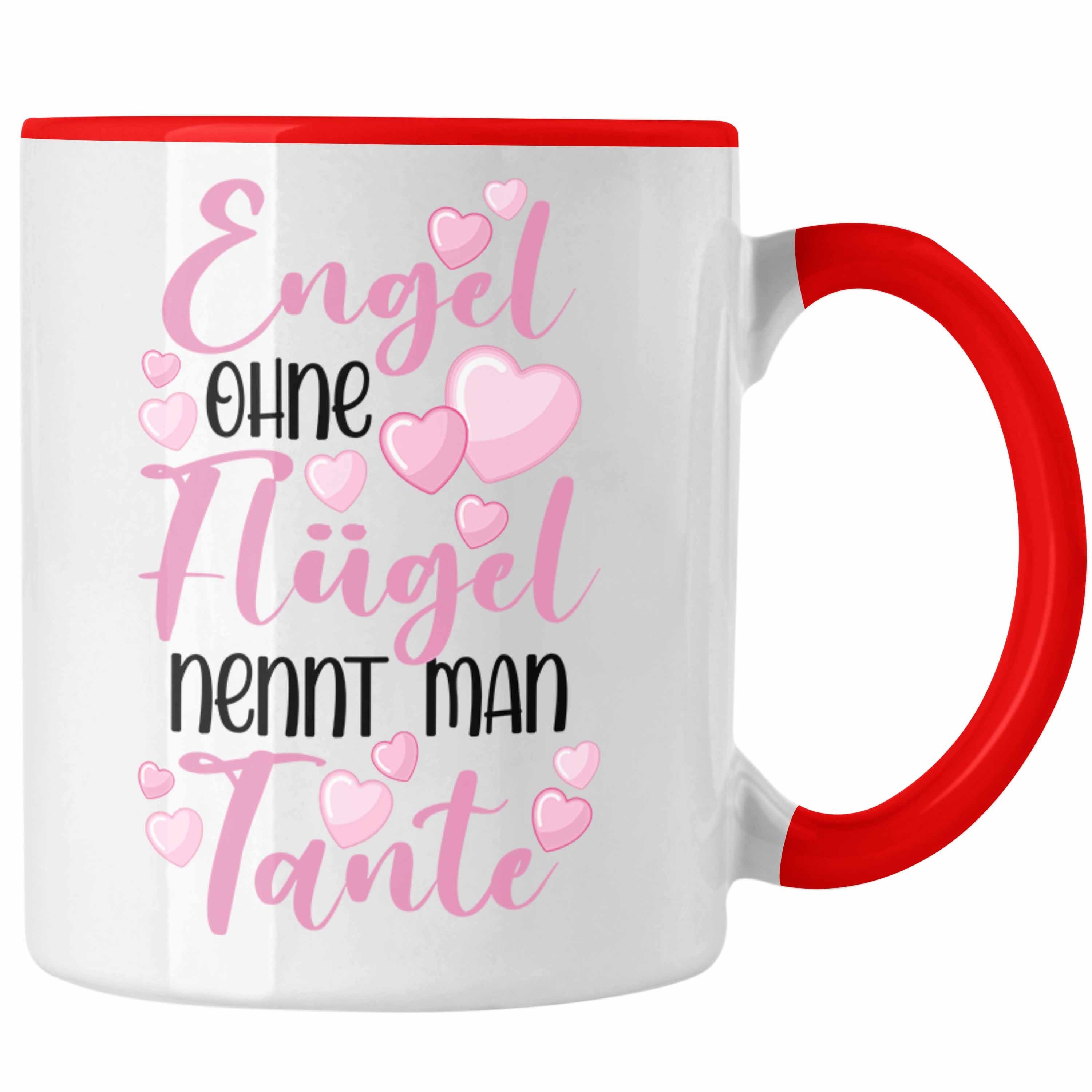 Weihnachten Spruch der Tante Beste Welt Engel Geschenk Lieblings Ohne Tante - Geschenkidee Coole Rot für Verrückte Tasse Flügel Tasse Tante Trendation Trendation