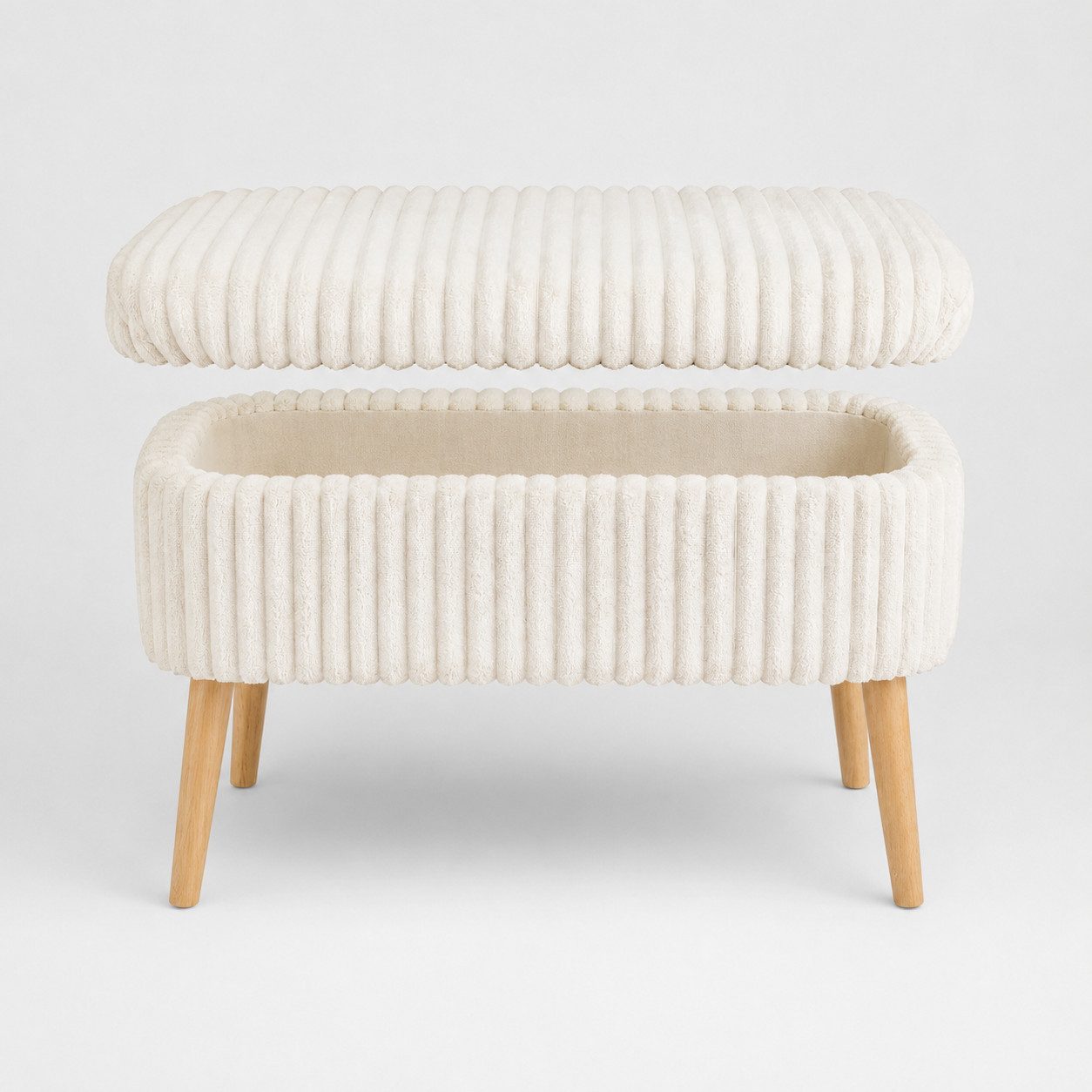 Skye Decor Pouf Mini Oslo (1-St), Kompakter Polsterhocker, mit Stauraum