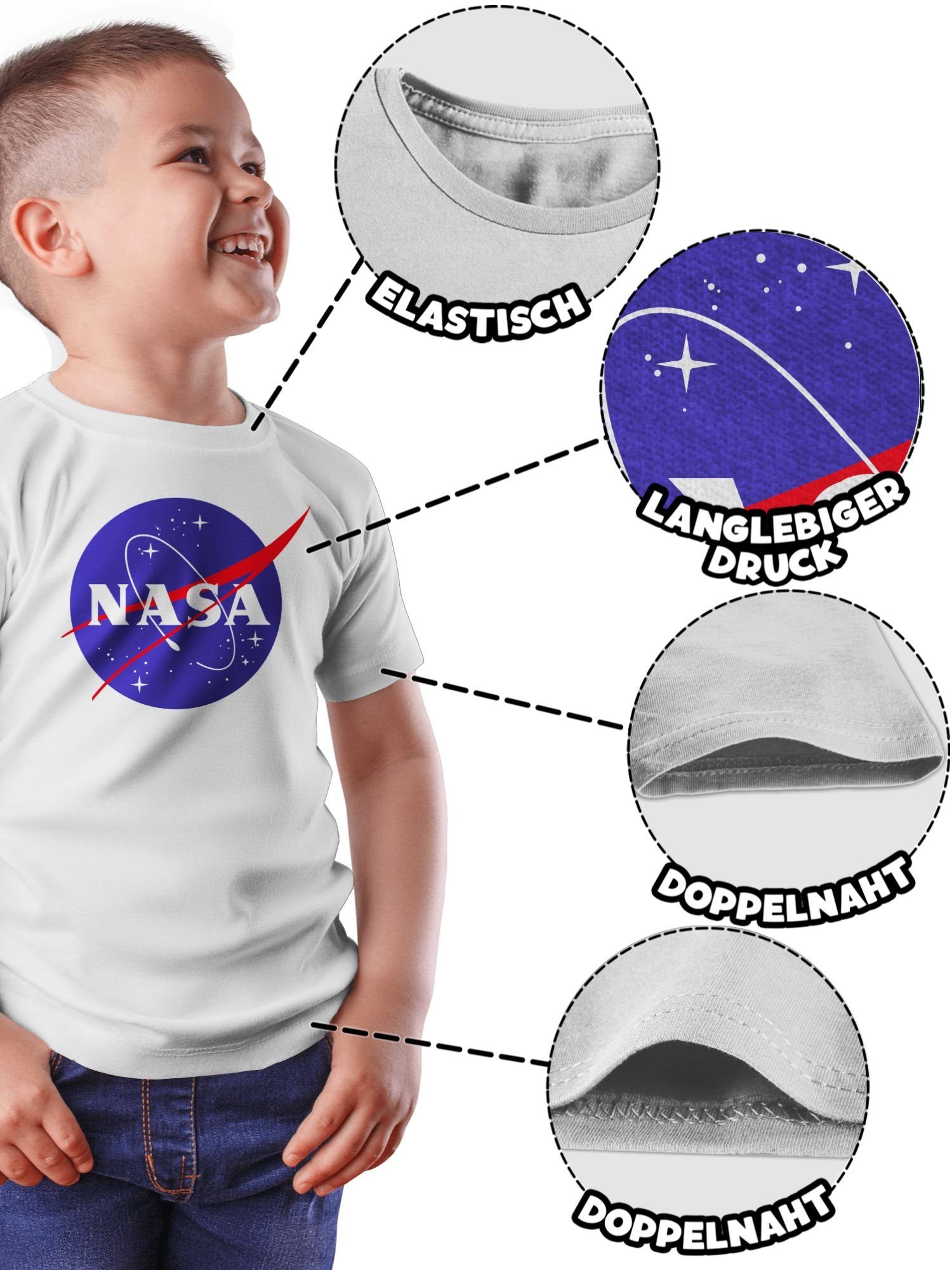 Logo Weiß Kinderkleidung Shirtracer Meatball und T-Shirt 1 Co Nasa