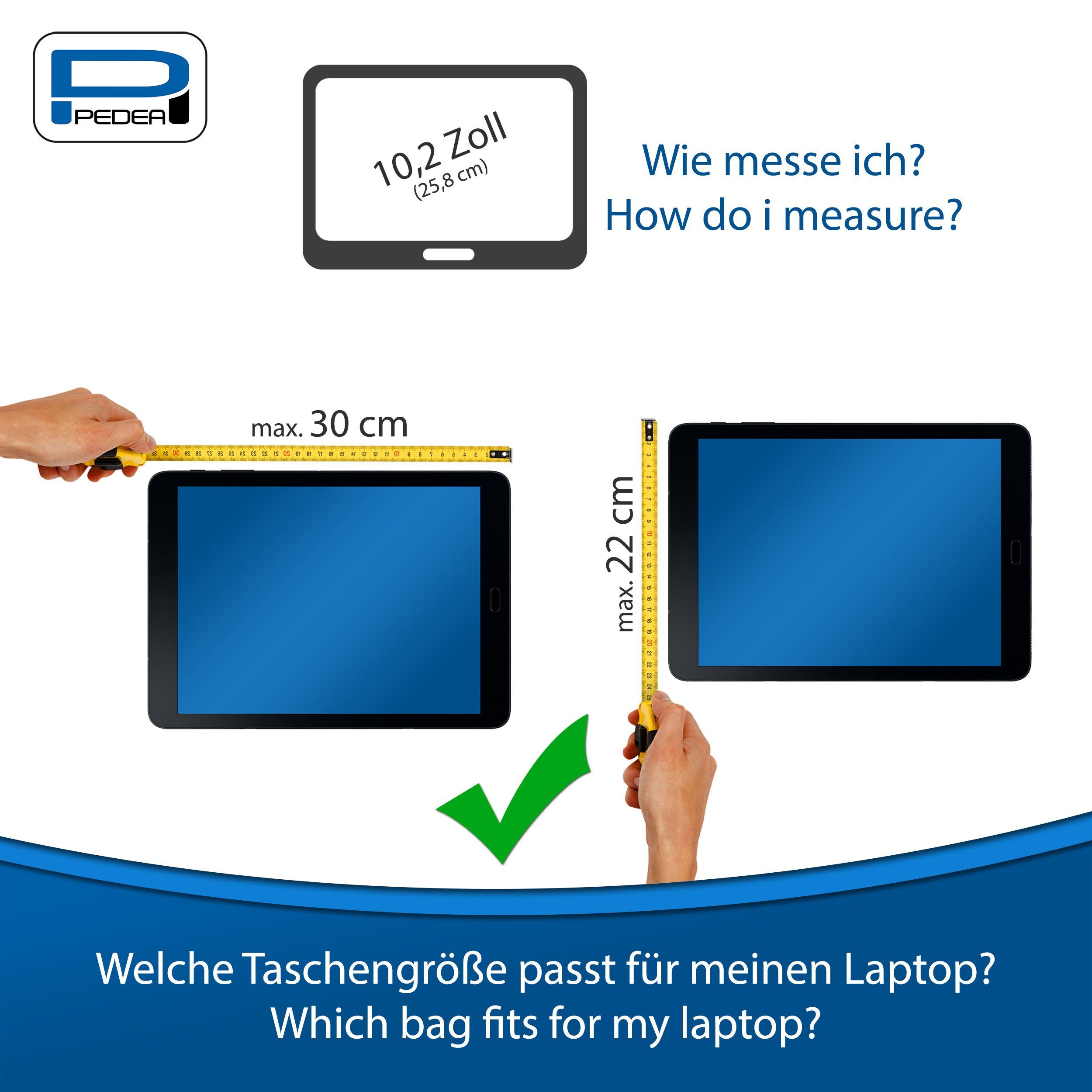 PEDEA Tablettasche Tablet Umhängetasche URBAN compact günstig online kaufen