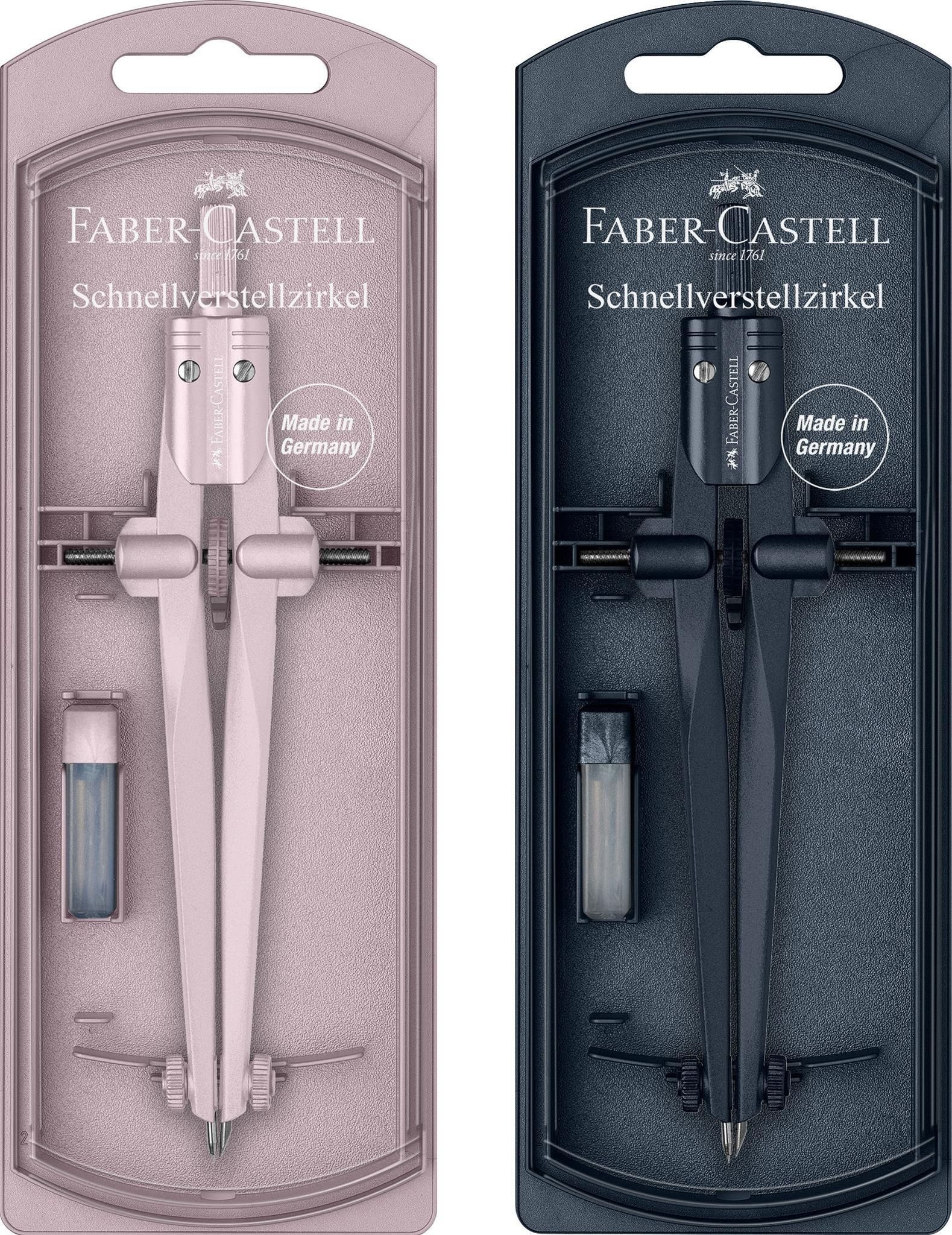 Faber-Castell Spitzzirkel Faber Castell Schnellverstellzirkel Kr 340mm Stream25 sort.