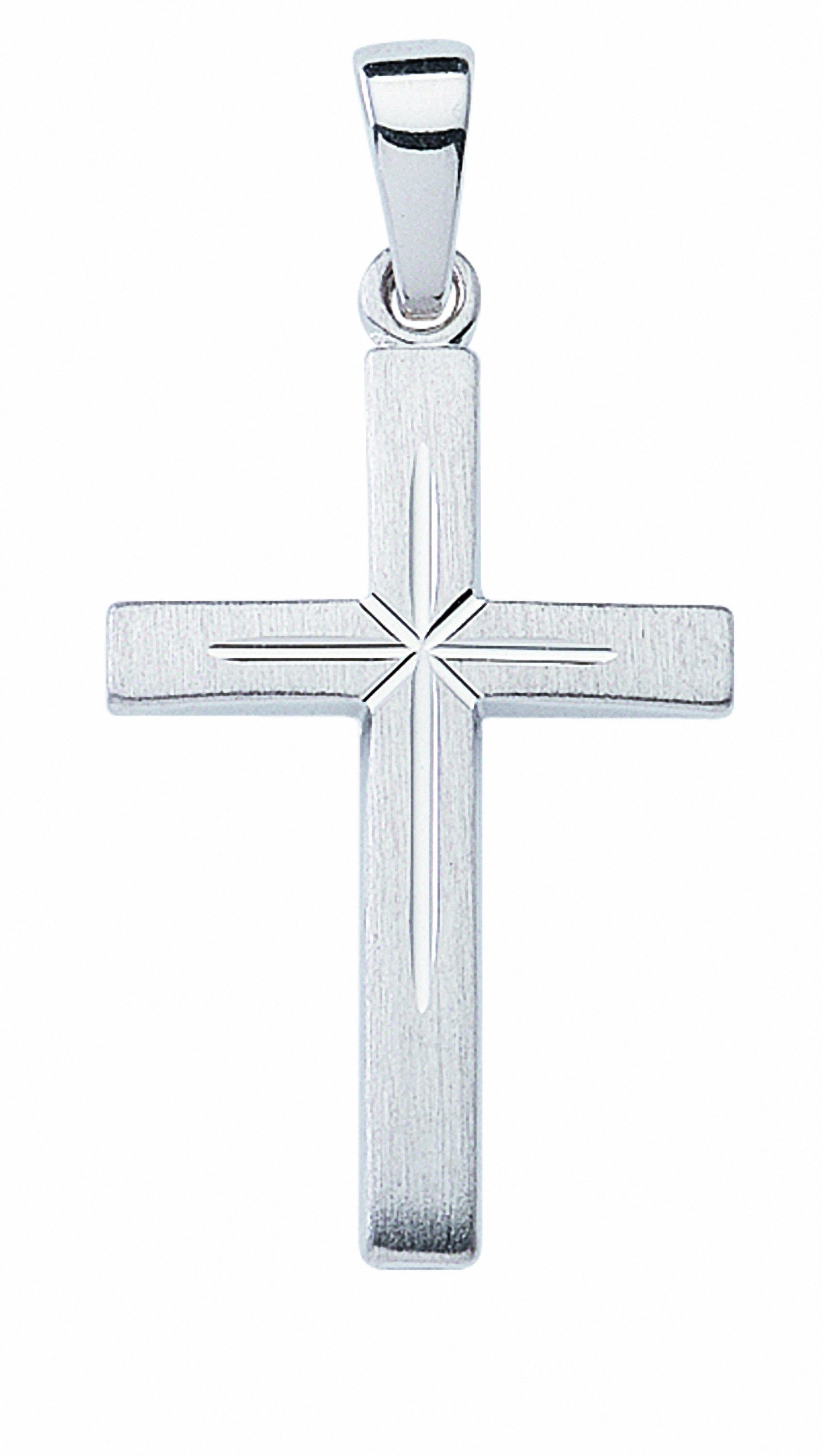 Adelia´s Kette mit Silber - Anhänger, Set Halskette Anhänger Kreuz mit Schmuckset 925
