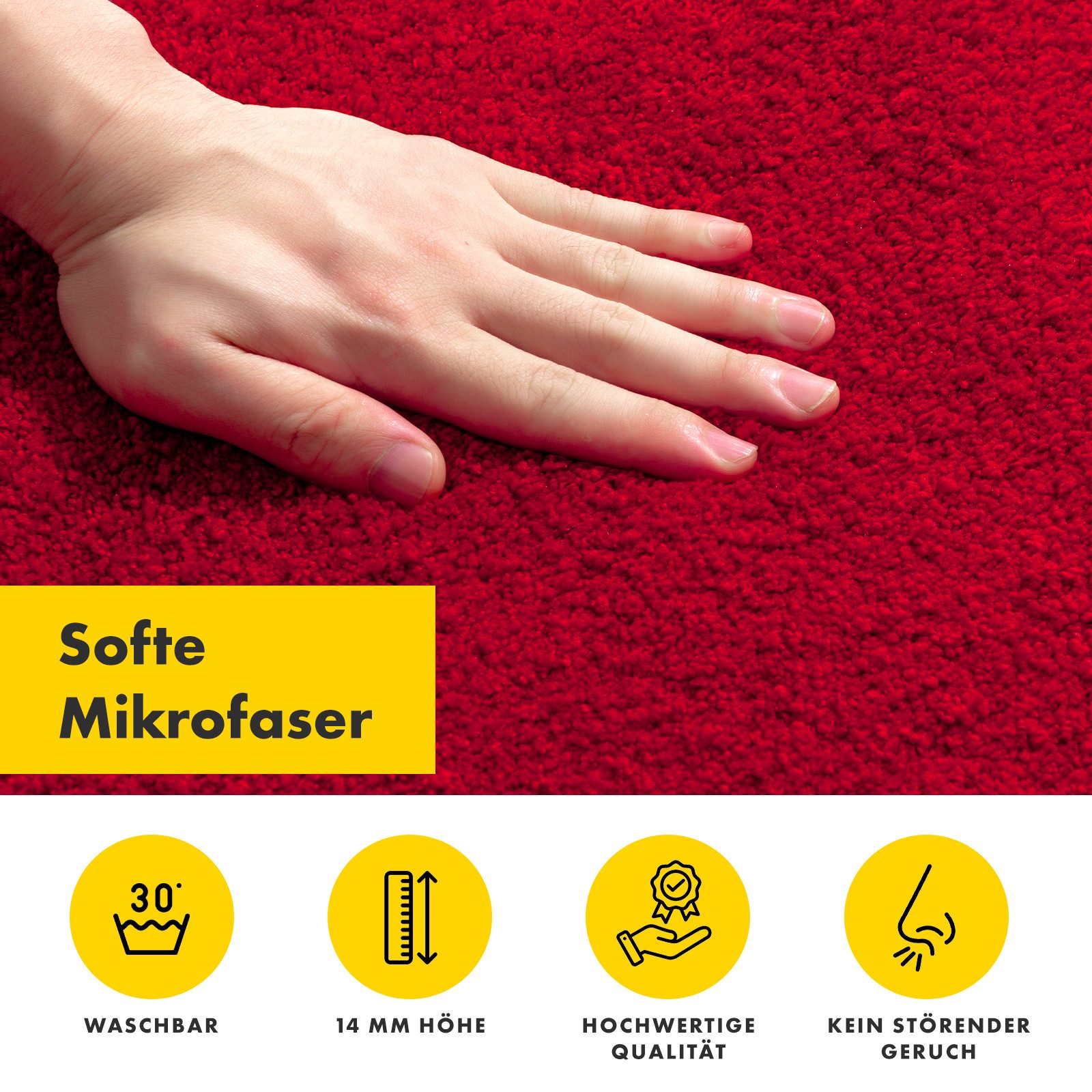 Floordirekt Fußmatte Nasa Schmutzfangmatte, rechteckig, Höhe: 14 mm, waschbar bei 30 Grad, schmutzabsorbierend – Bild 3 von 5